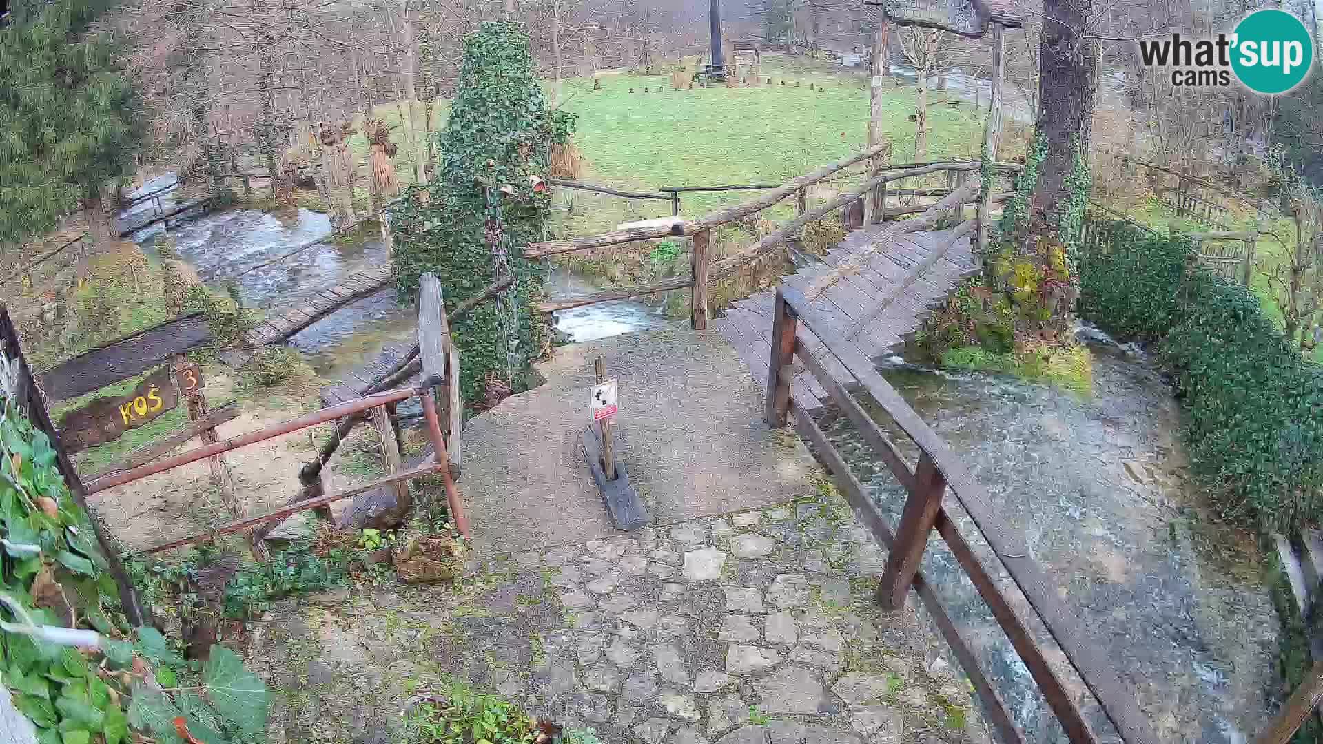 lagos en el río Slunjčica en Rastoke