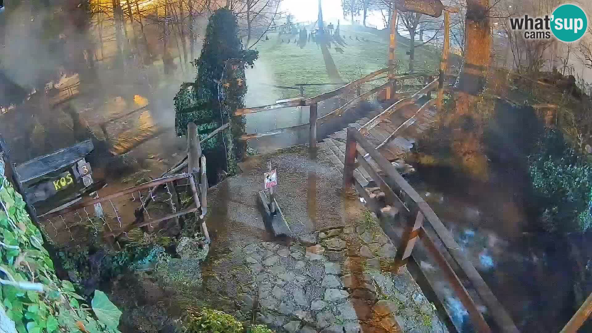 lagos en el río Slunjčica en Rastoke