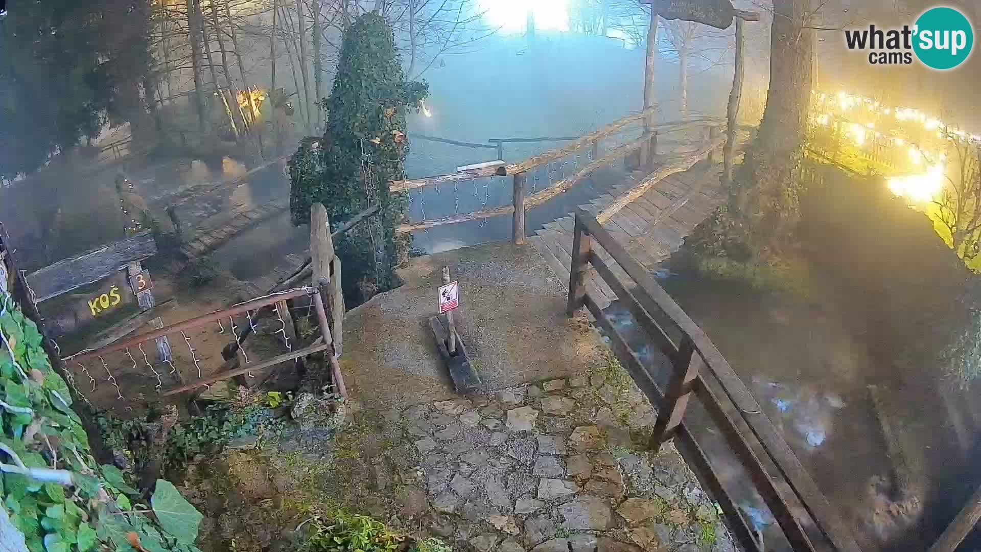 Jezera na reki Slunjčica v Rastokah