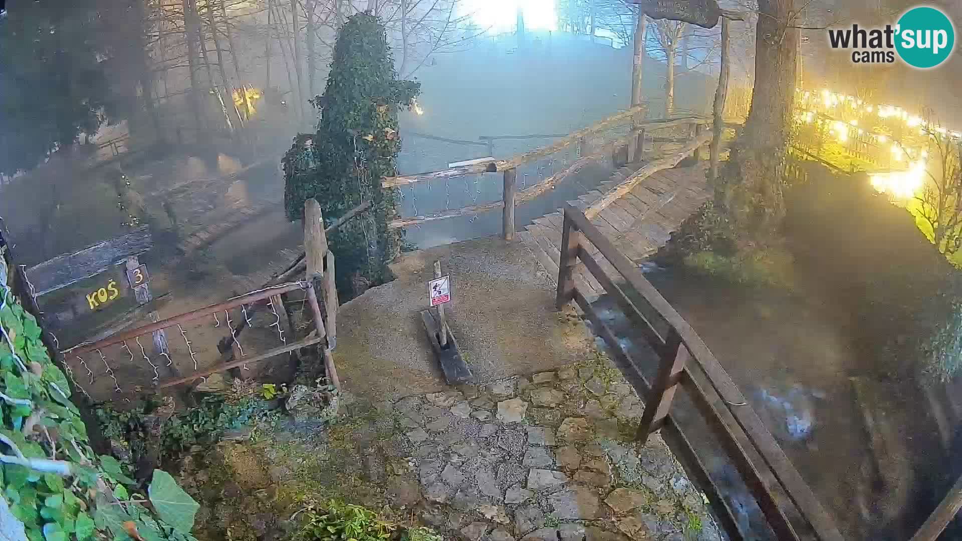 Jezera na reki Slunjčica v Rastokah