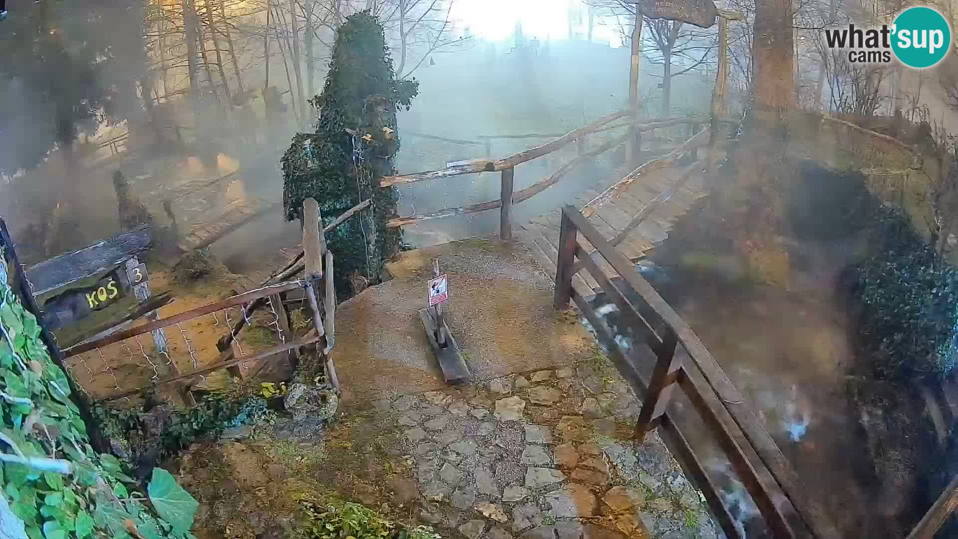 lagos en el río Slunjčica en Rastoke
