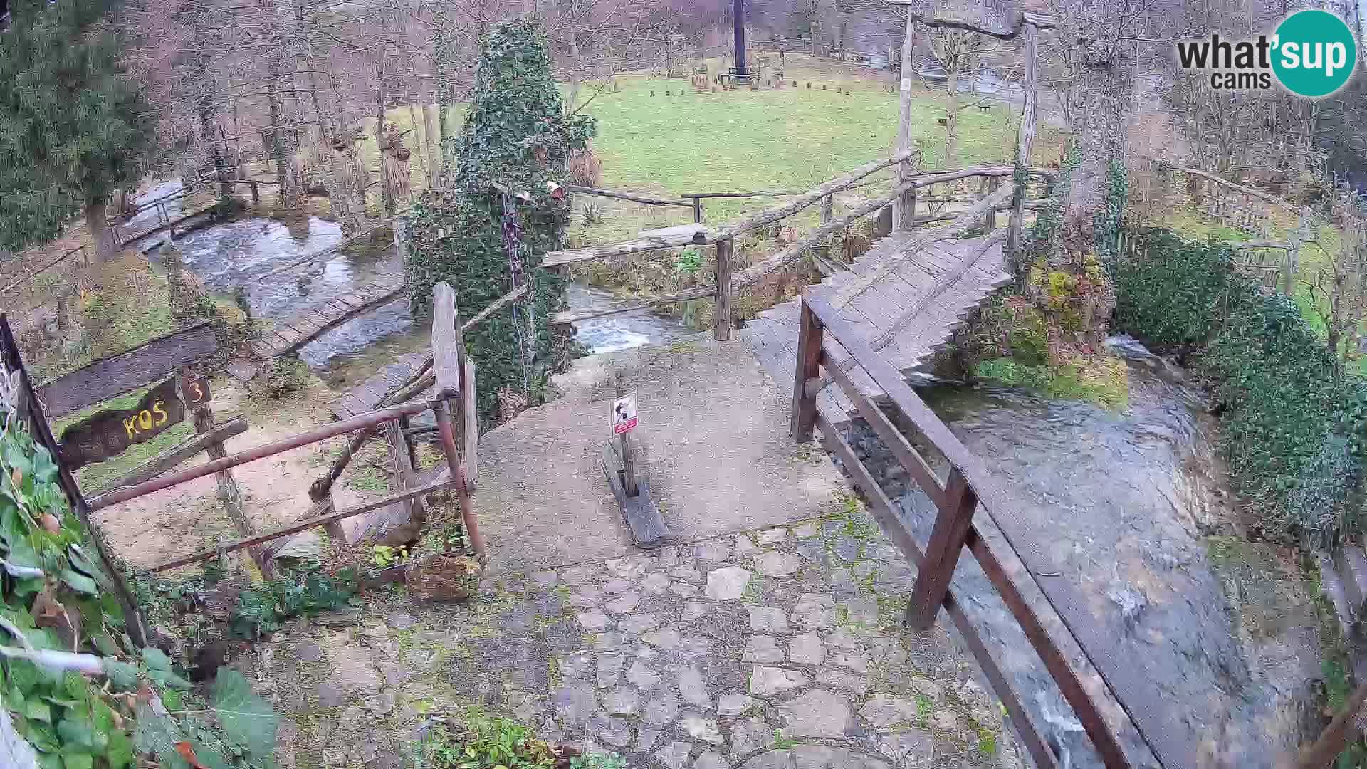 lagos en el río Slunjčica en Rastoke