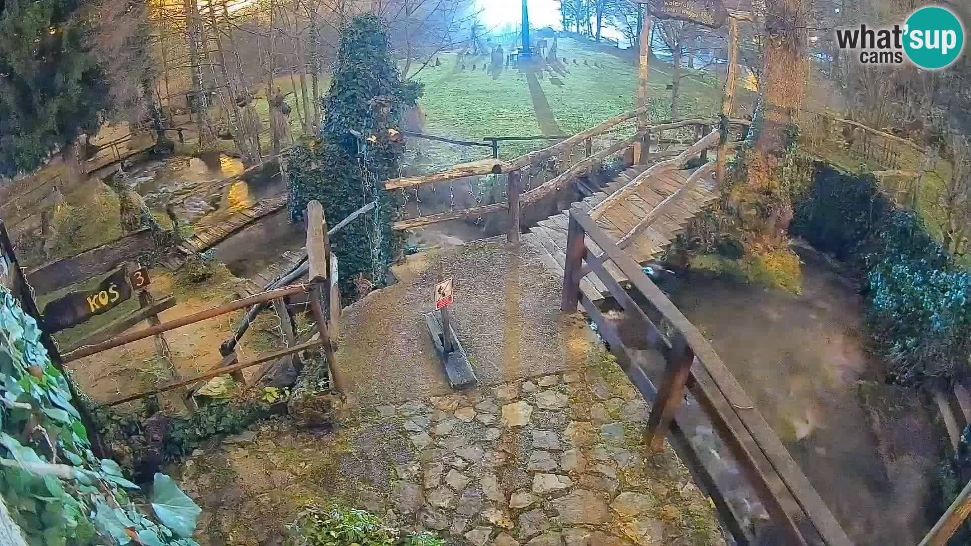 Seen auf dem Fluss Slunjčica in Rastoke