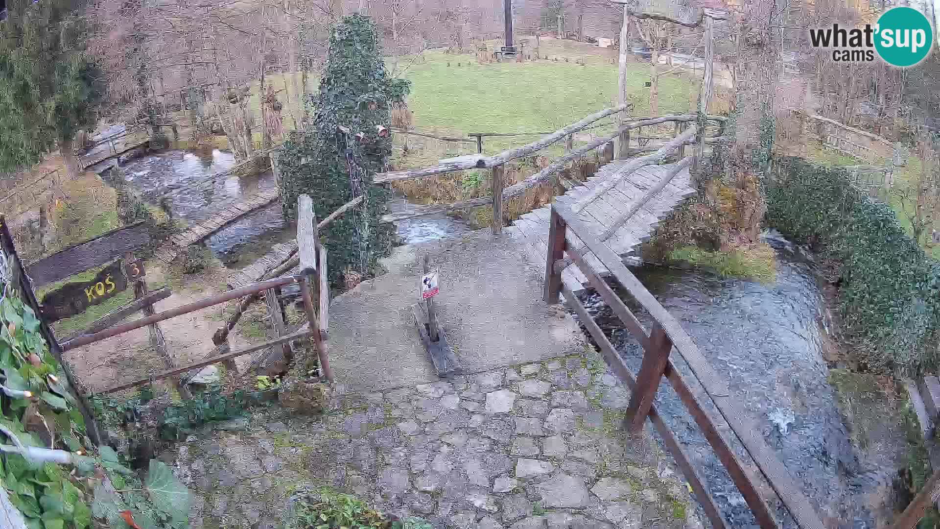 Seen auf dem Fluss Slunjčica in Rastoke