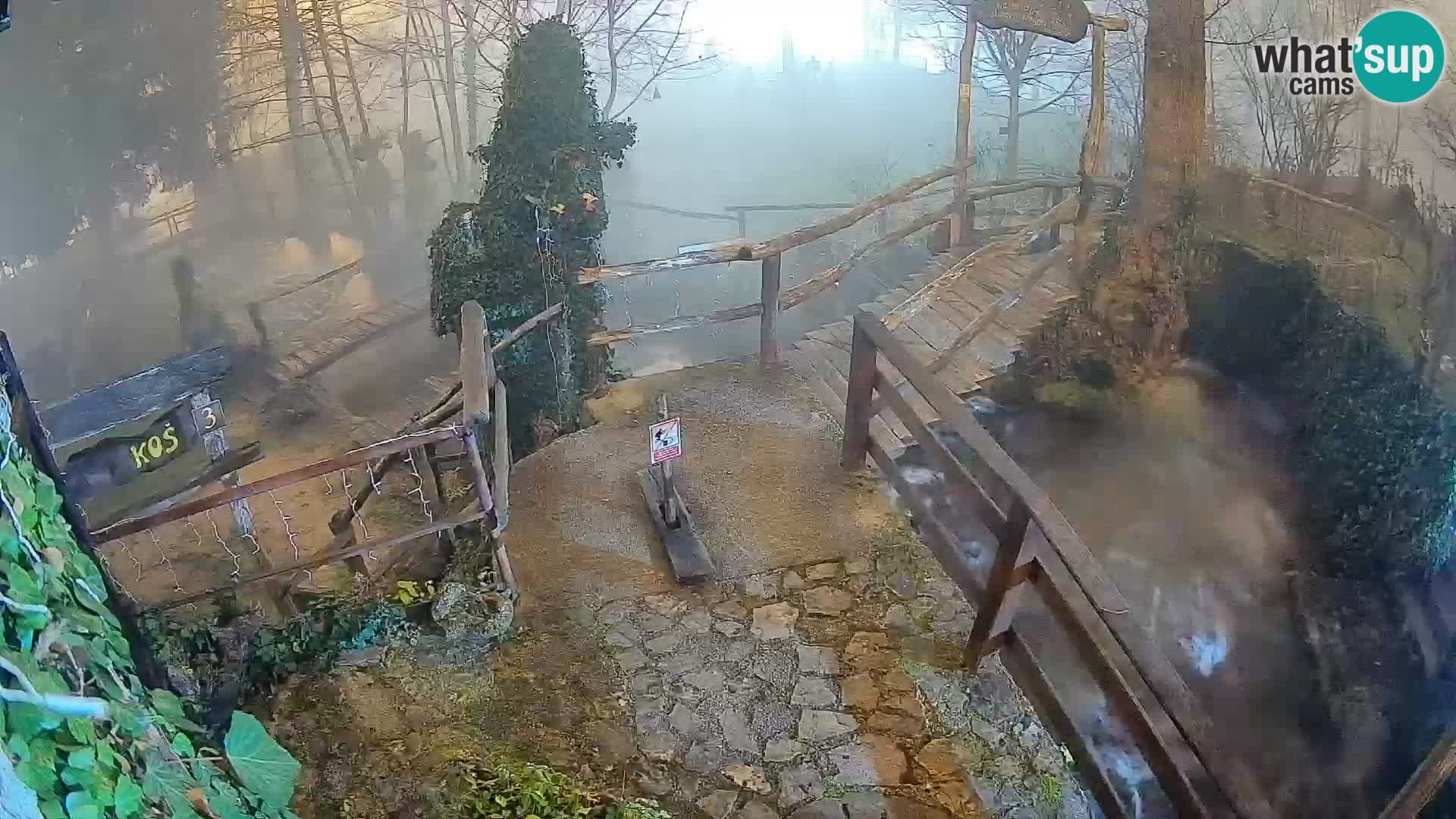 Jezera na reki Slunjčica v Rastokah