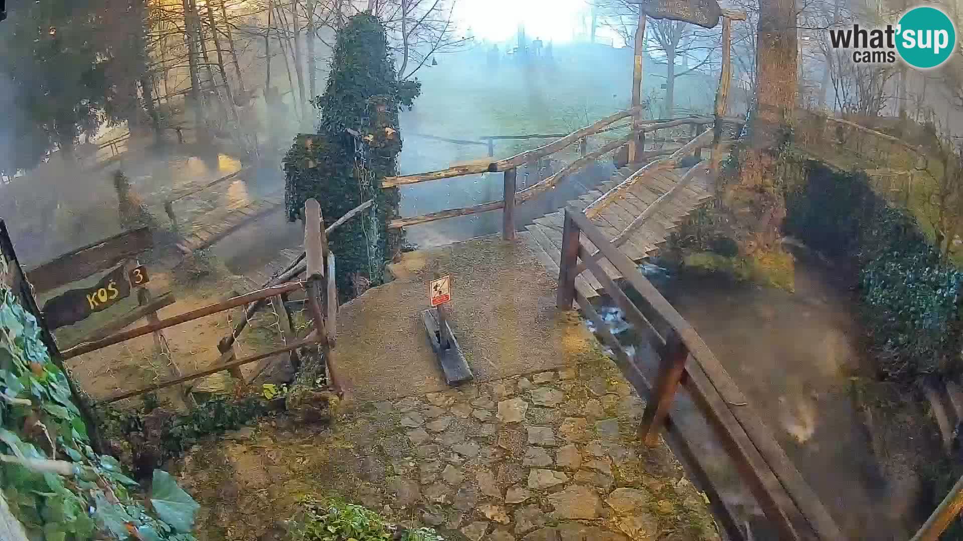 Seen auf dem Fluss Slunjčica in Rastoke