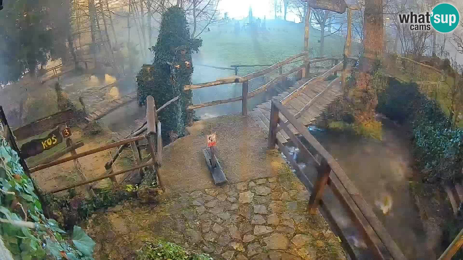 Seen auf dem Fluss Slunjčica in Rastoke