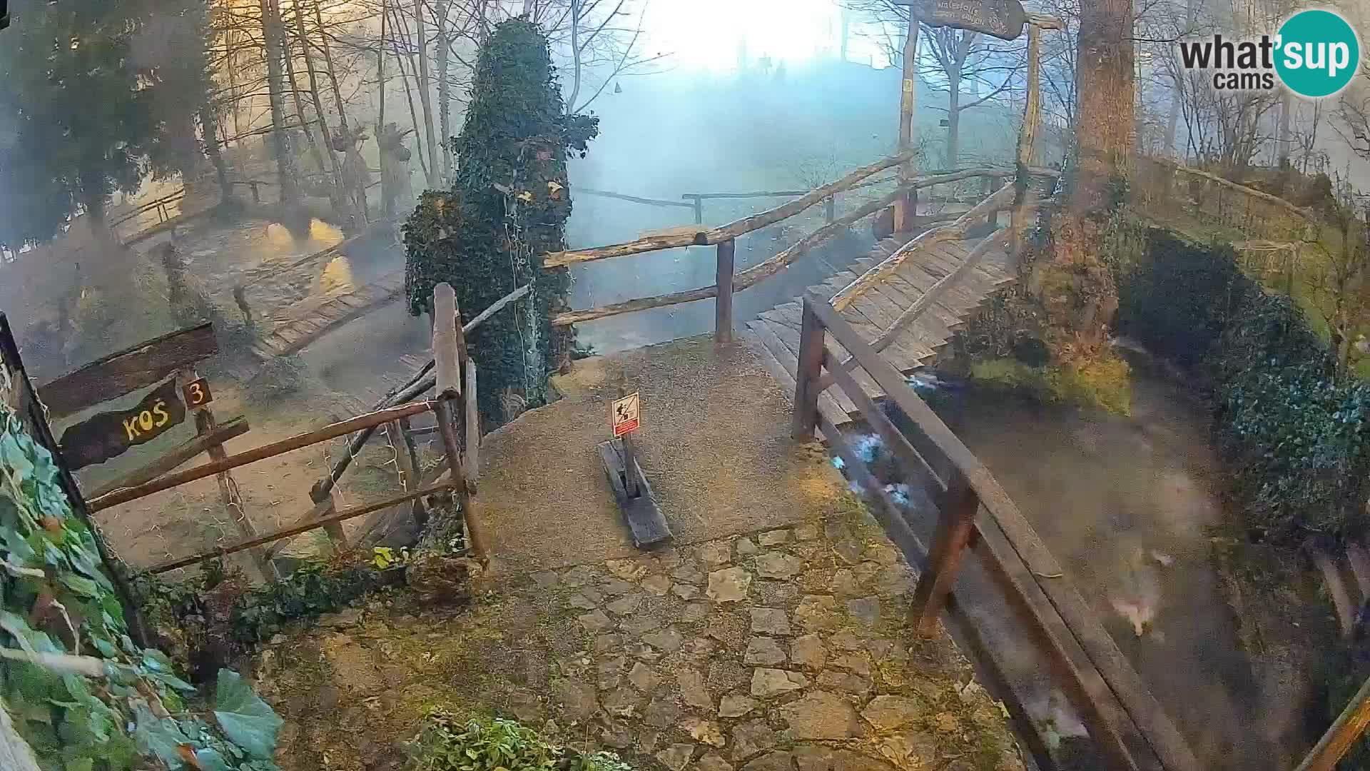 Seen auf dem Fluss Slunjčica in Rastoke