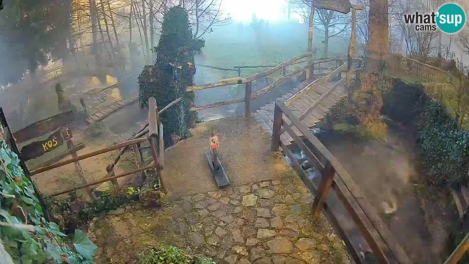 lagos en el río Slunjčica en Rastoke