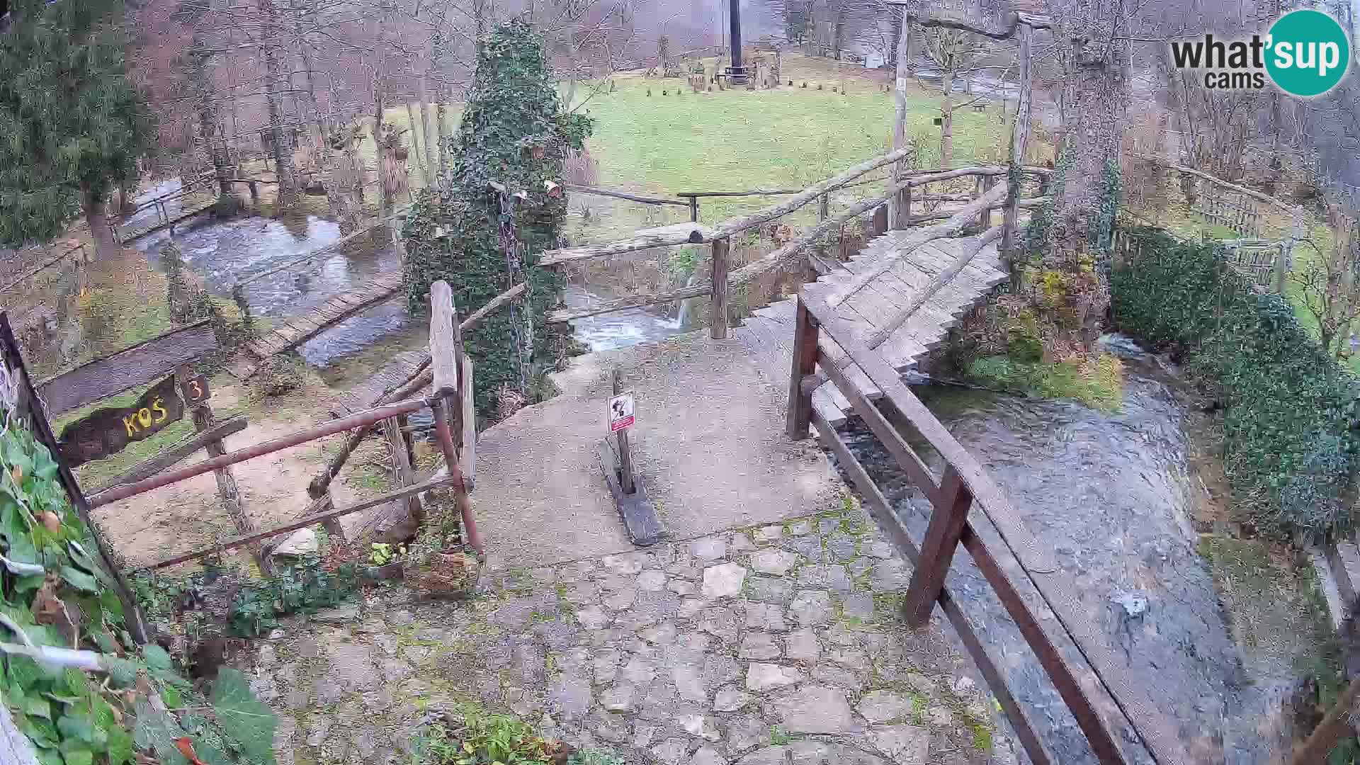 lagos en el río Slunjčica en Rastoke