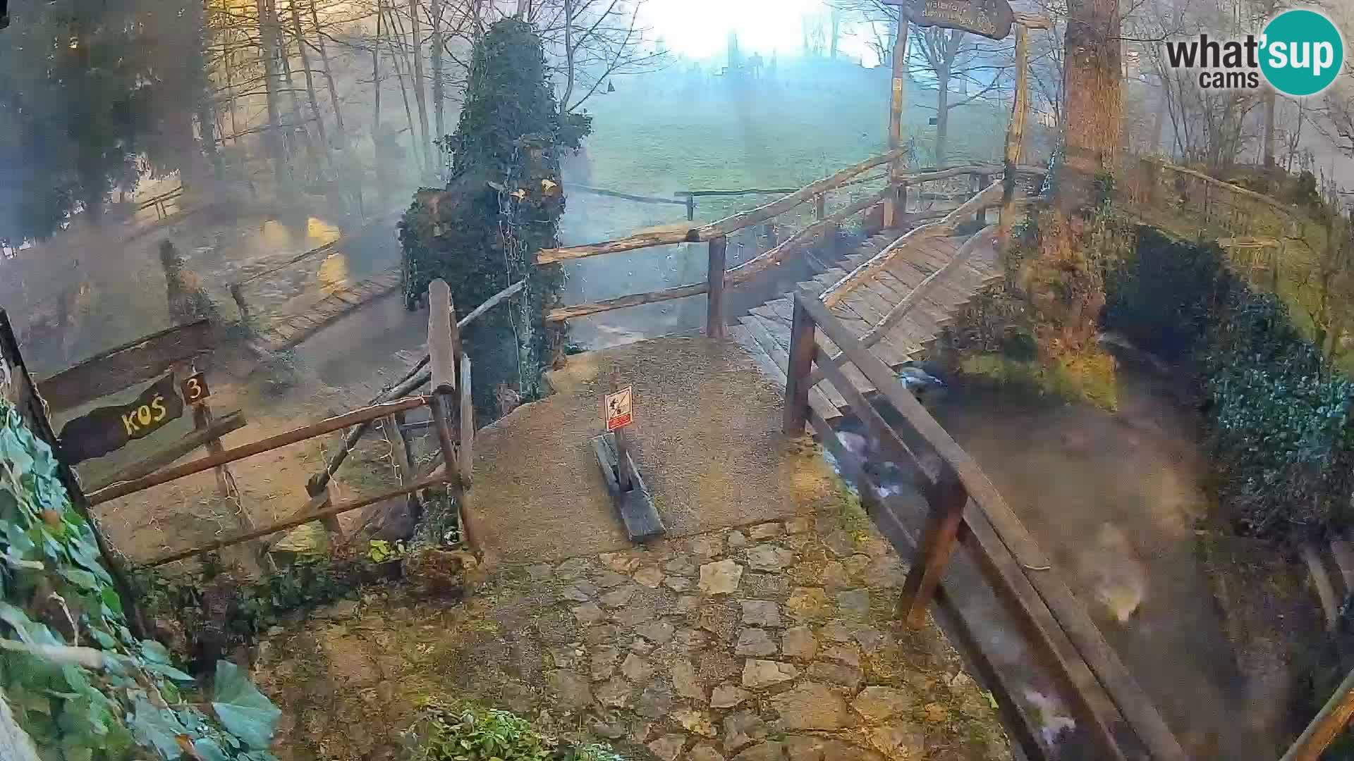 Seen auf dem Fluss Slunjčica in Rastoke