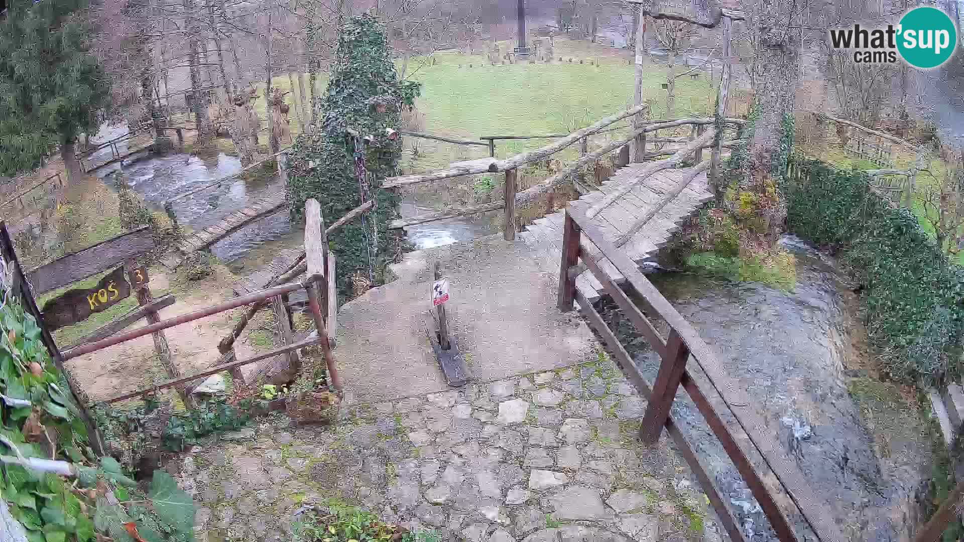 Seen auf dem Fluss Slunjčica in Rastoke