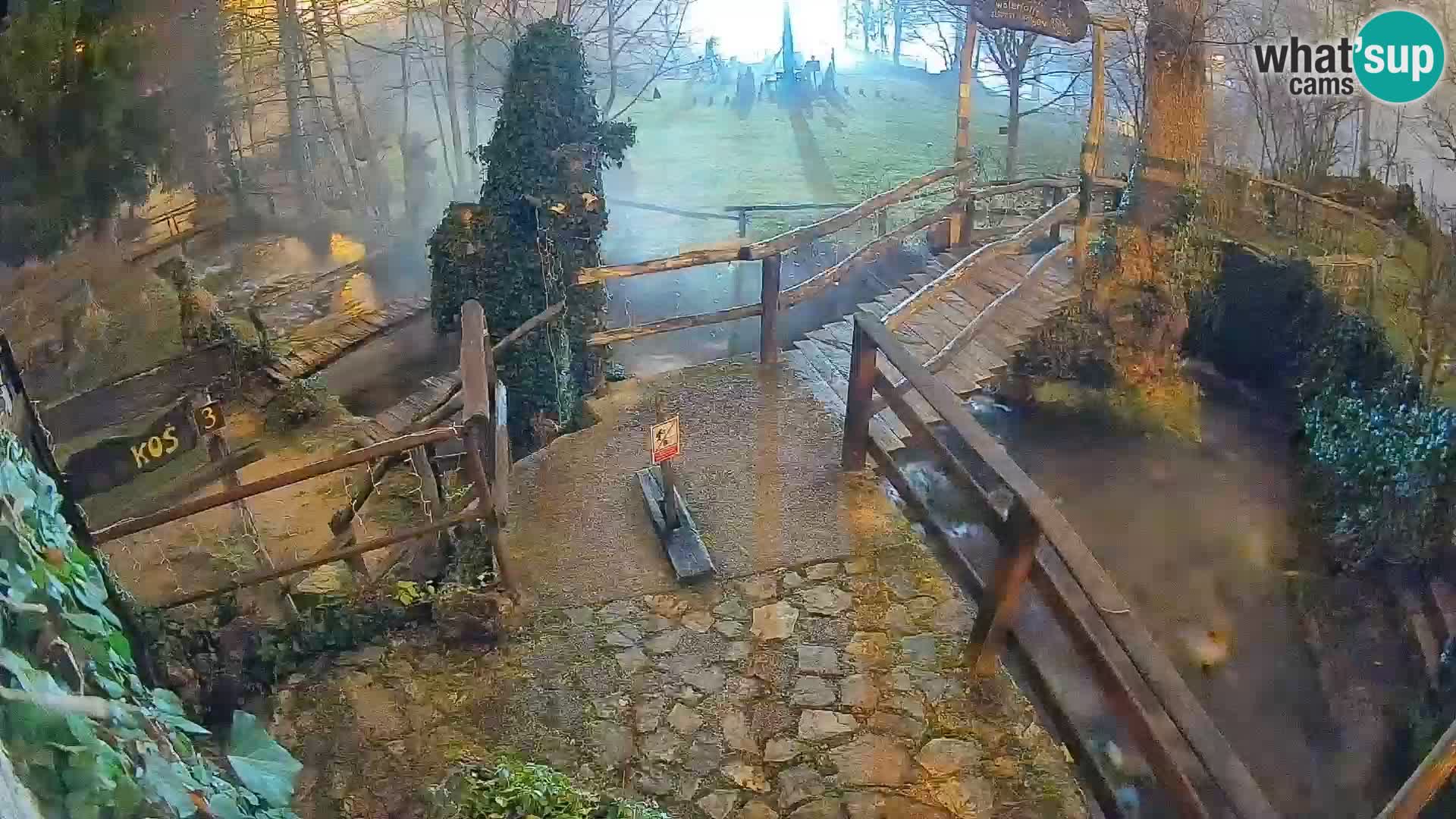 Jezera na reki Slunjčica v Rastokah