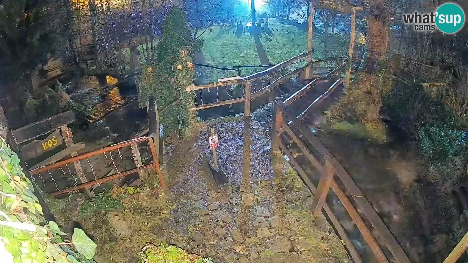 Seen auf dem Fluss Slunjčica in Rastoke