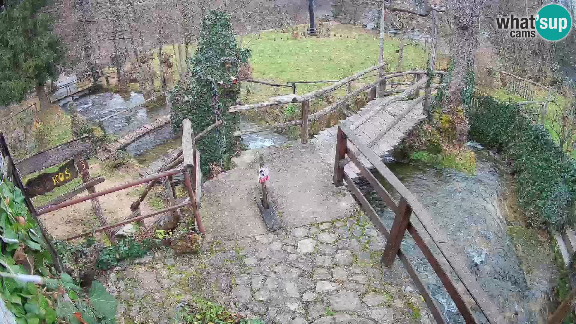 Seen auf dem Fluss Slunjčica in Rastoke