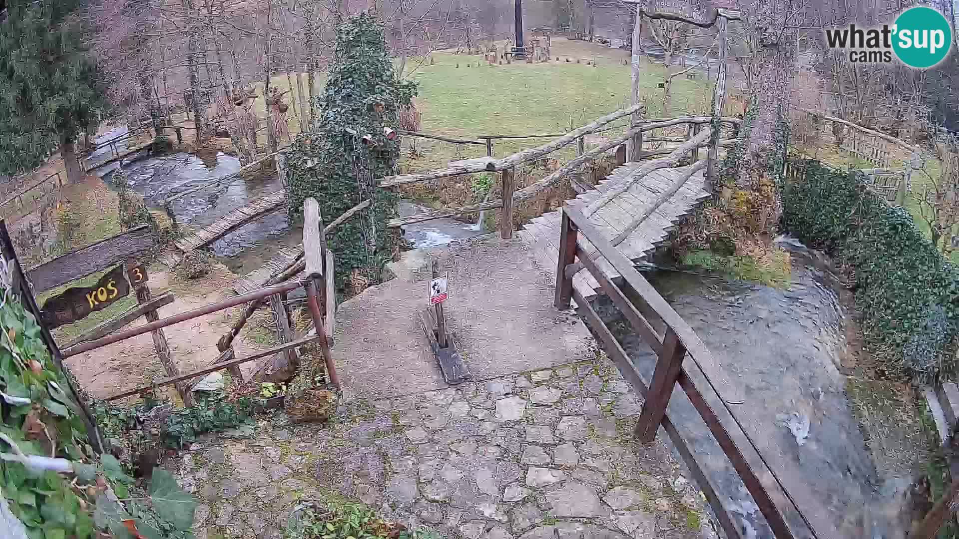 lagos en el río Slunjčica en Rastoke