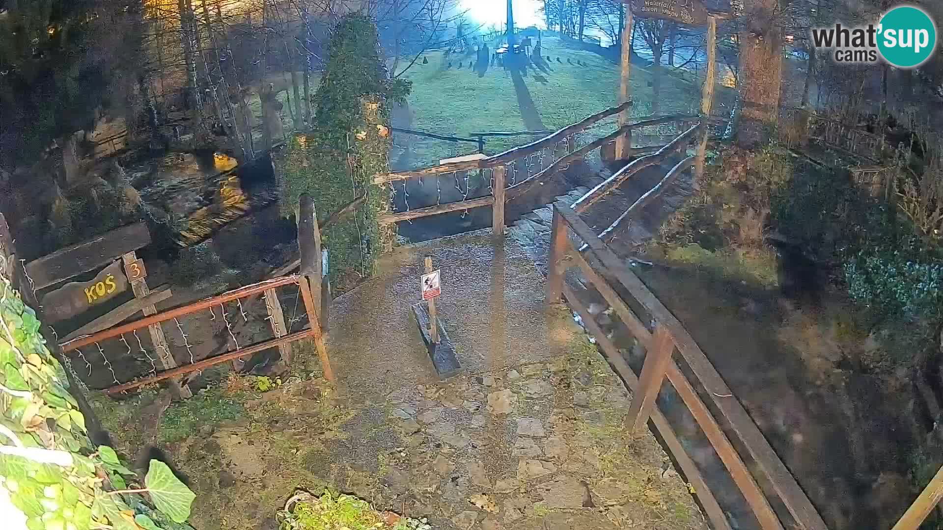 Seen auf dem Fluss Slunjčica in Rastoke