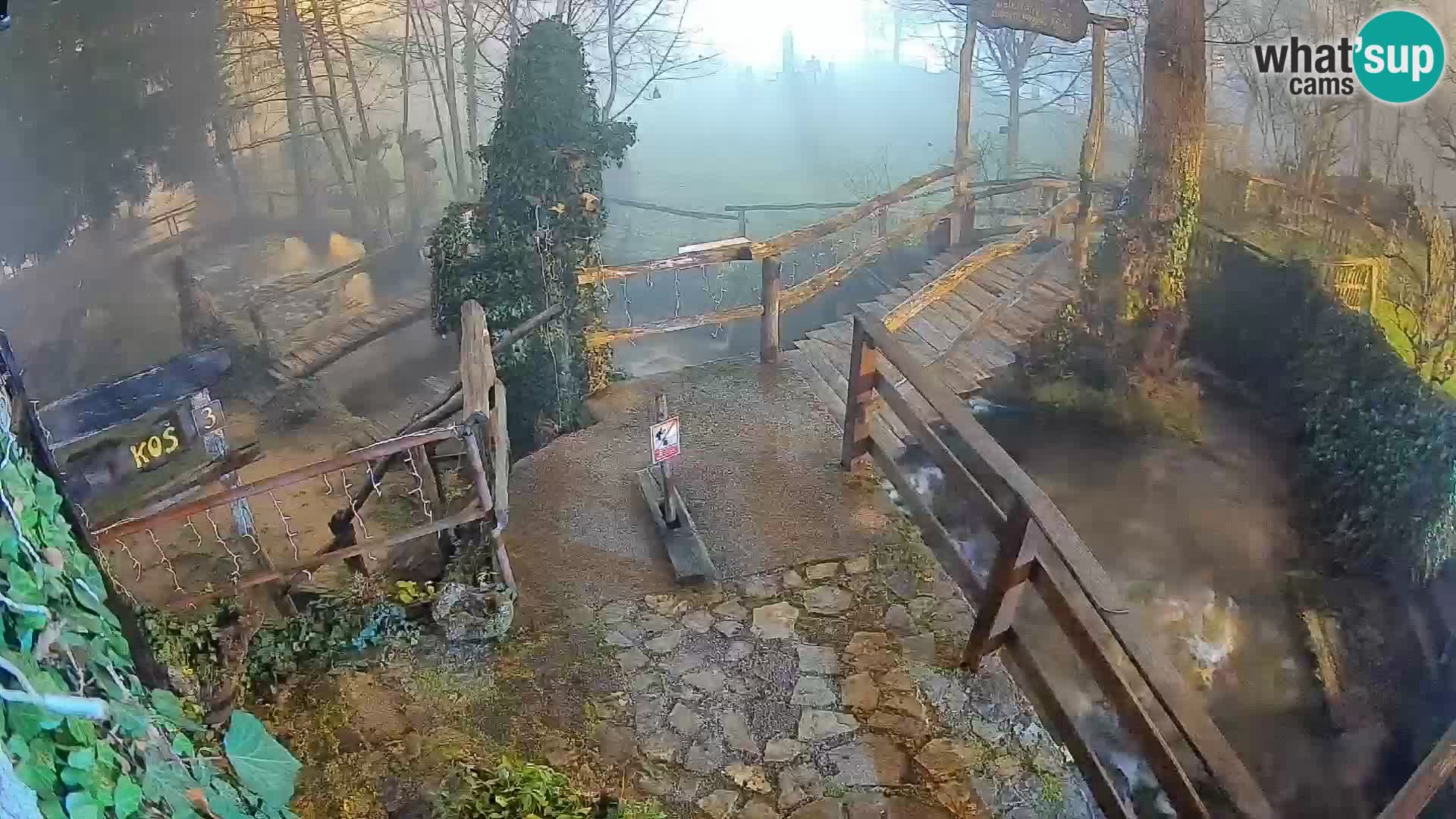 Seen auf dem Fluss Slunjčica in Rastoke