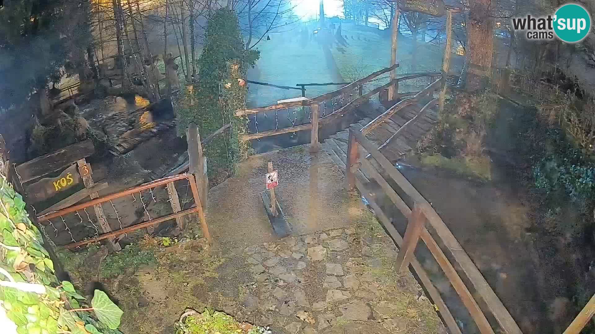 Seen auf dem Fluss Slunjčica in Rastoke