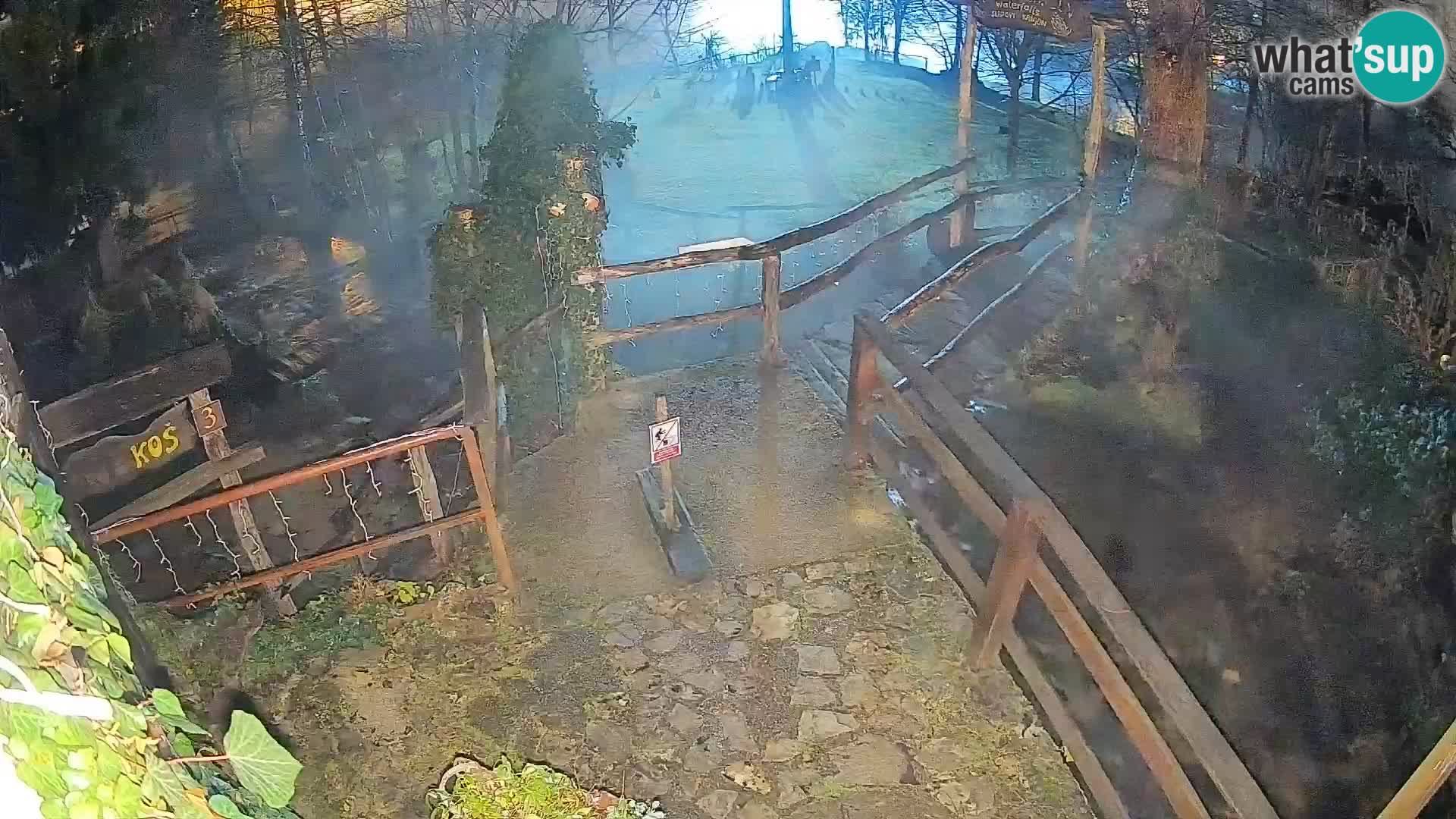 lagos en el río Slunjčica en Rastoke