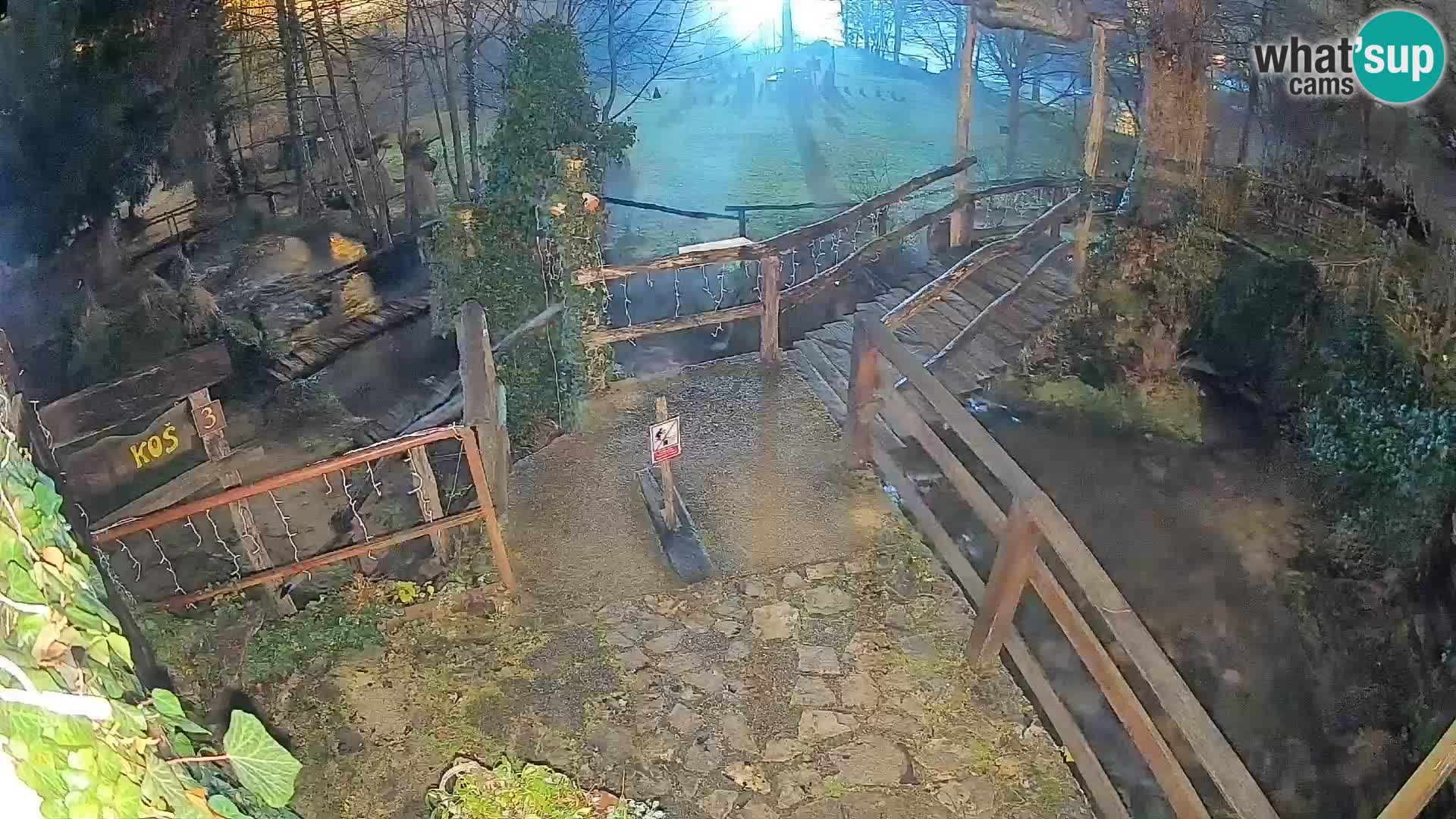 Seen auf dem Fluss Slunjčica in Rastoke