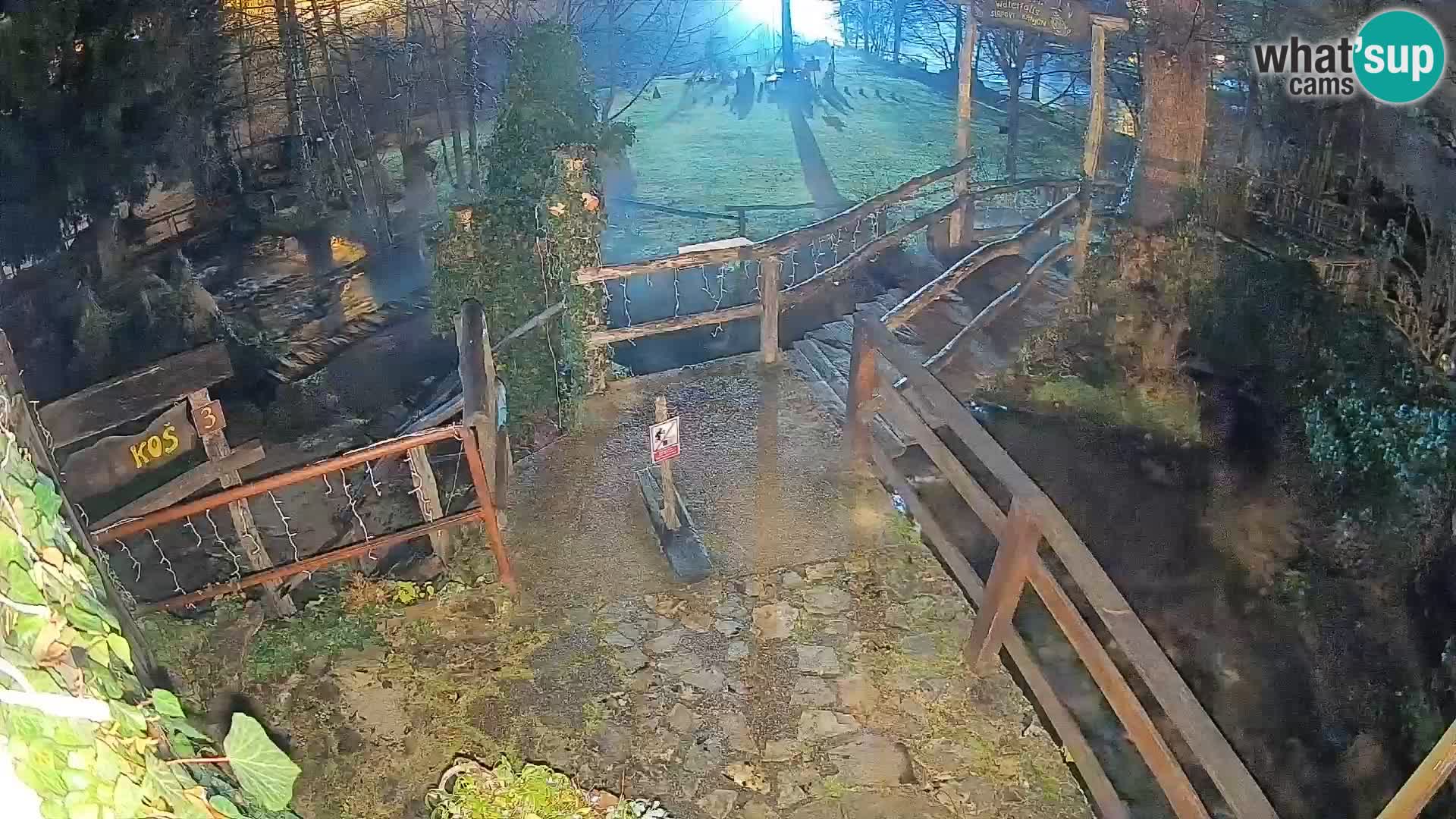 Seen auf dem Fluss Slunjčica in Rastoke