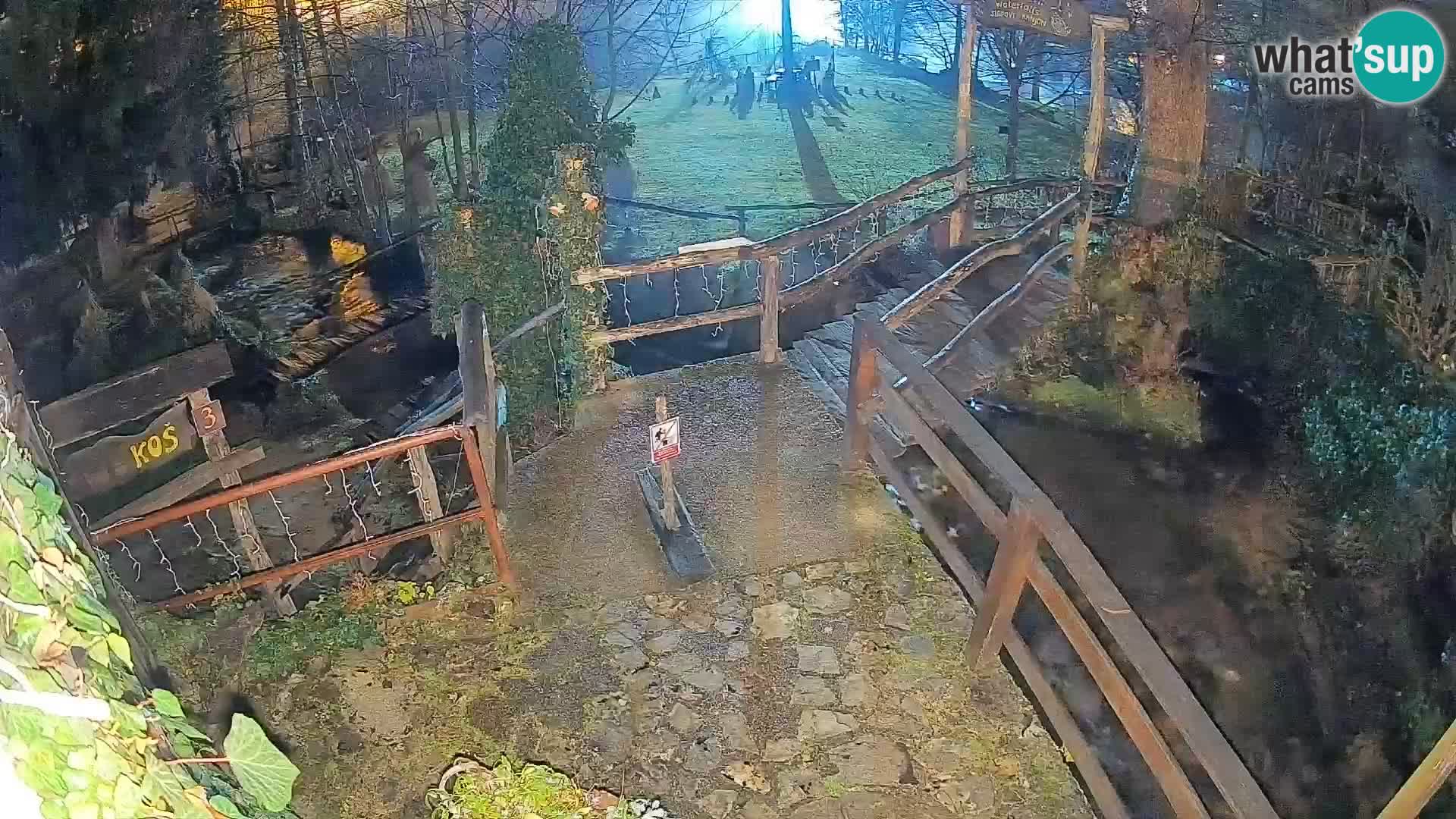 lagos en el río Slunjčica en Rastoke