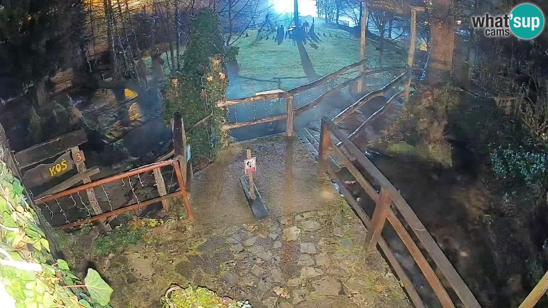 Seen auf dem Fluss Slunjčica in Rastoke