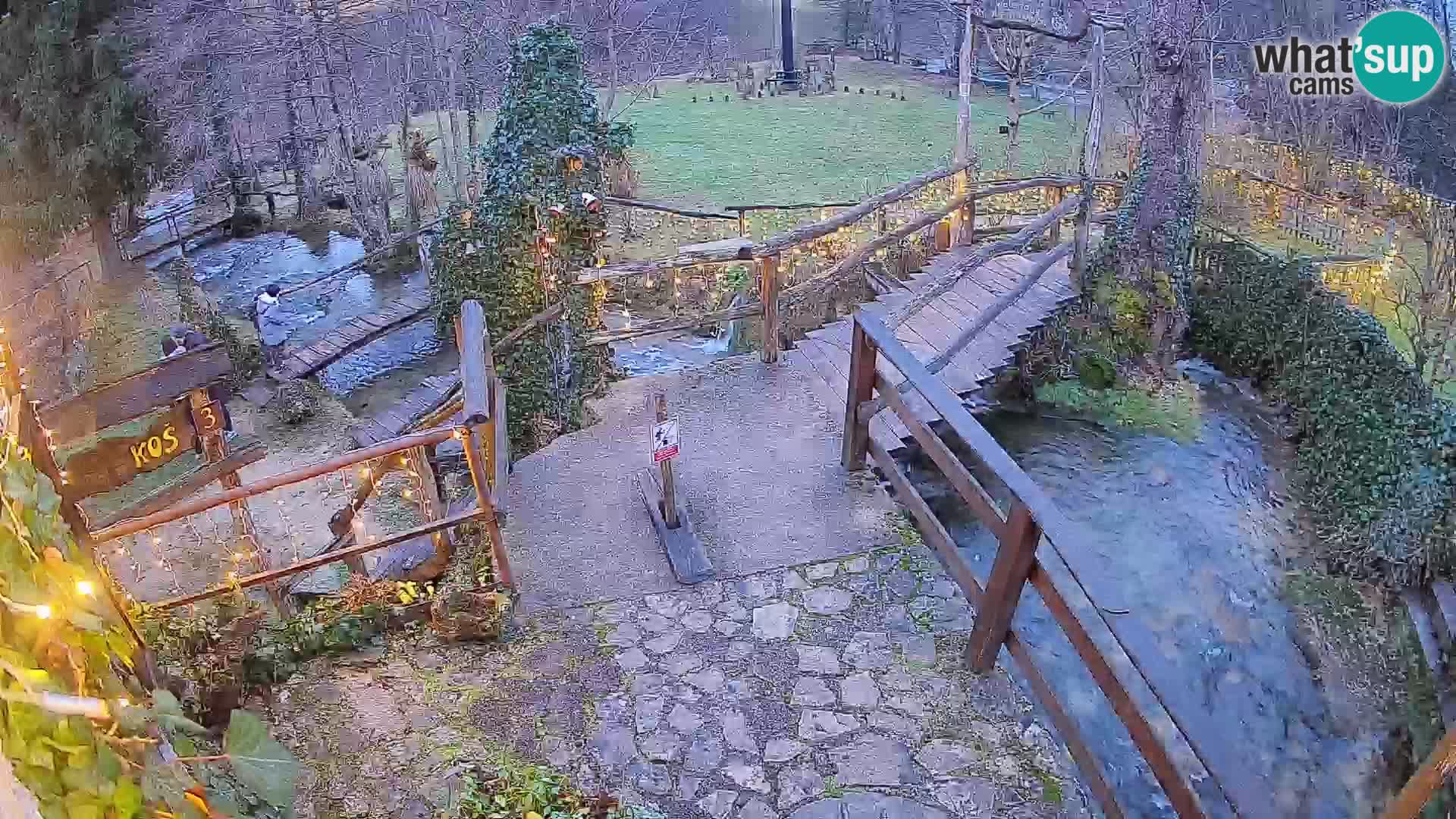 Seen auf dem Fluss Slunjčica in Rastoke