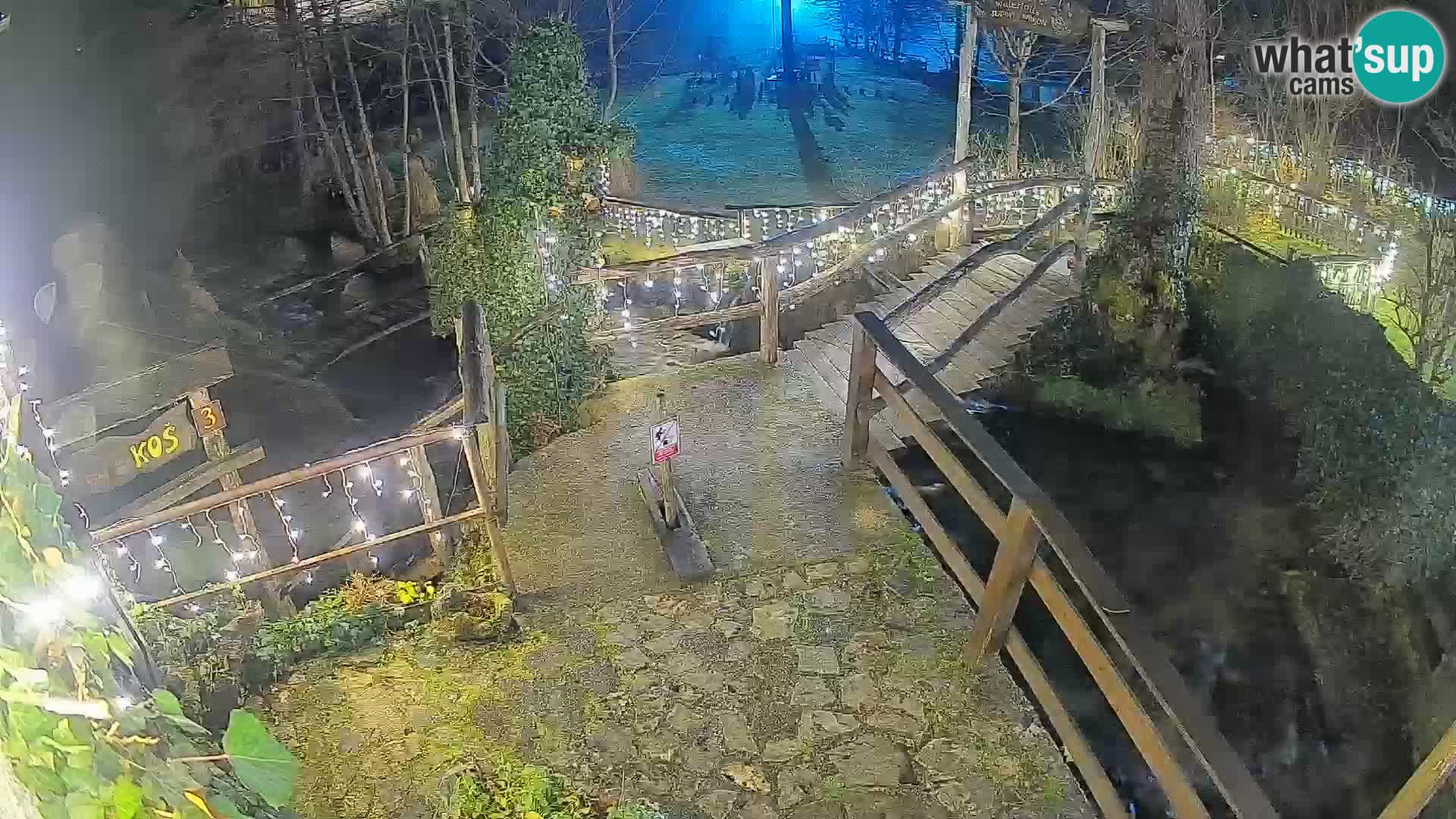 Seen auf dem Fluss Slunjčica in Rastoke