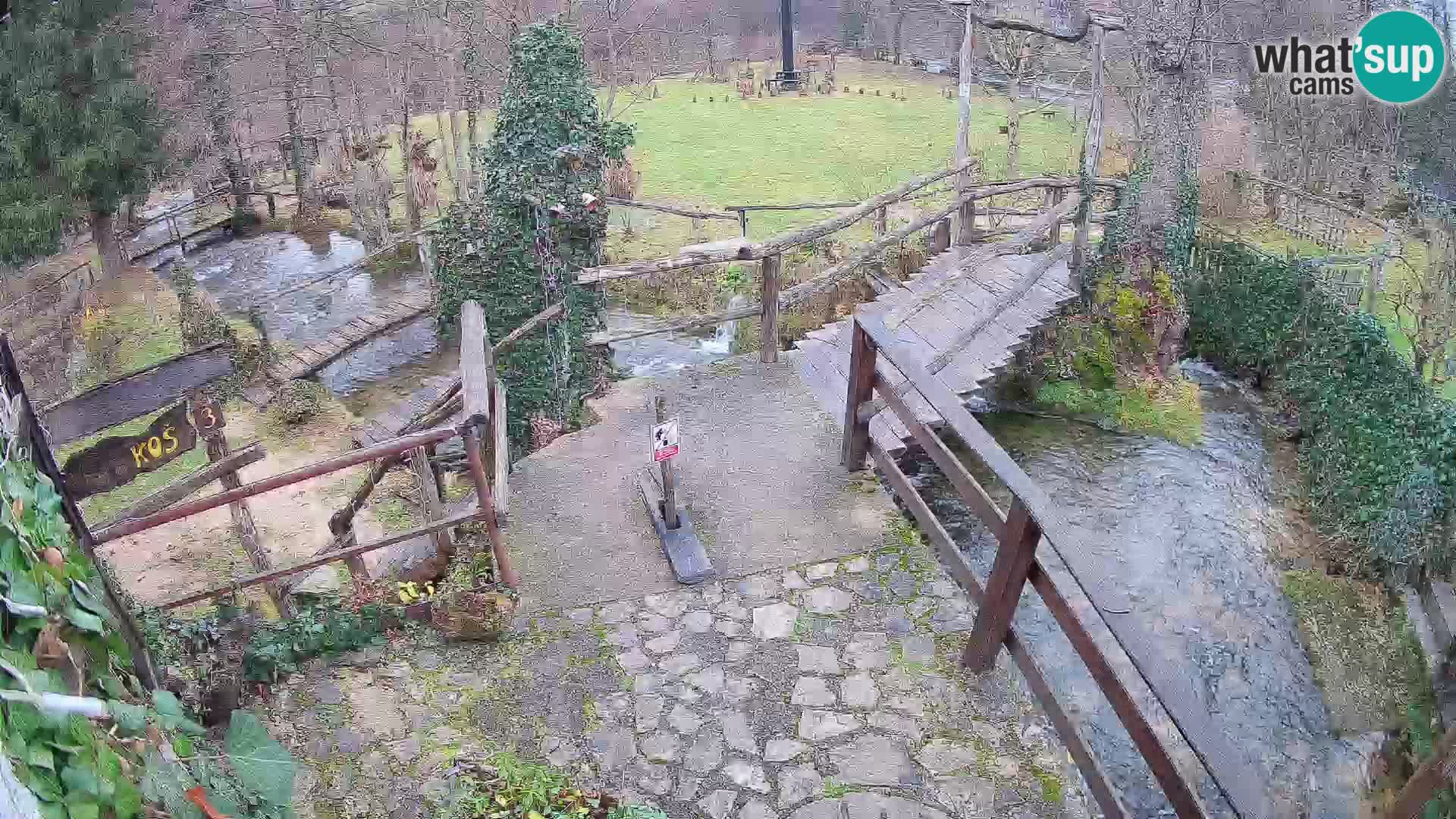 Seen auf dem Fluss Slunjčica in Rastoke