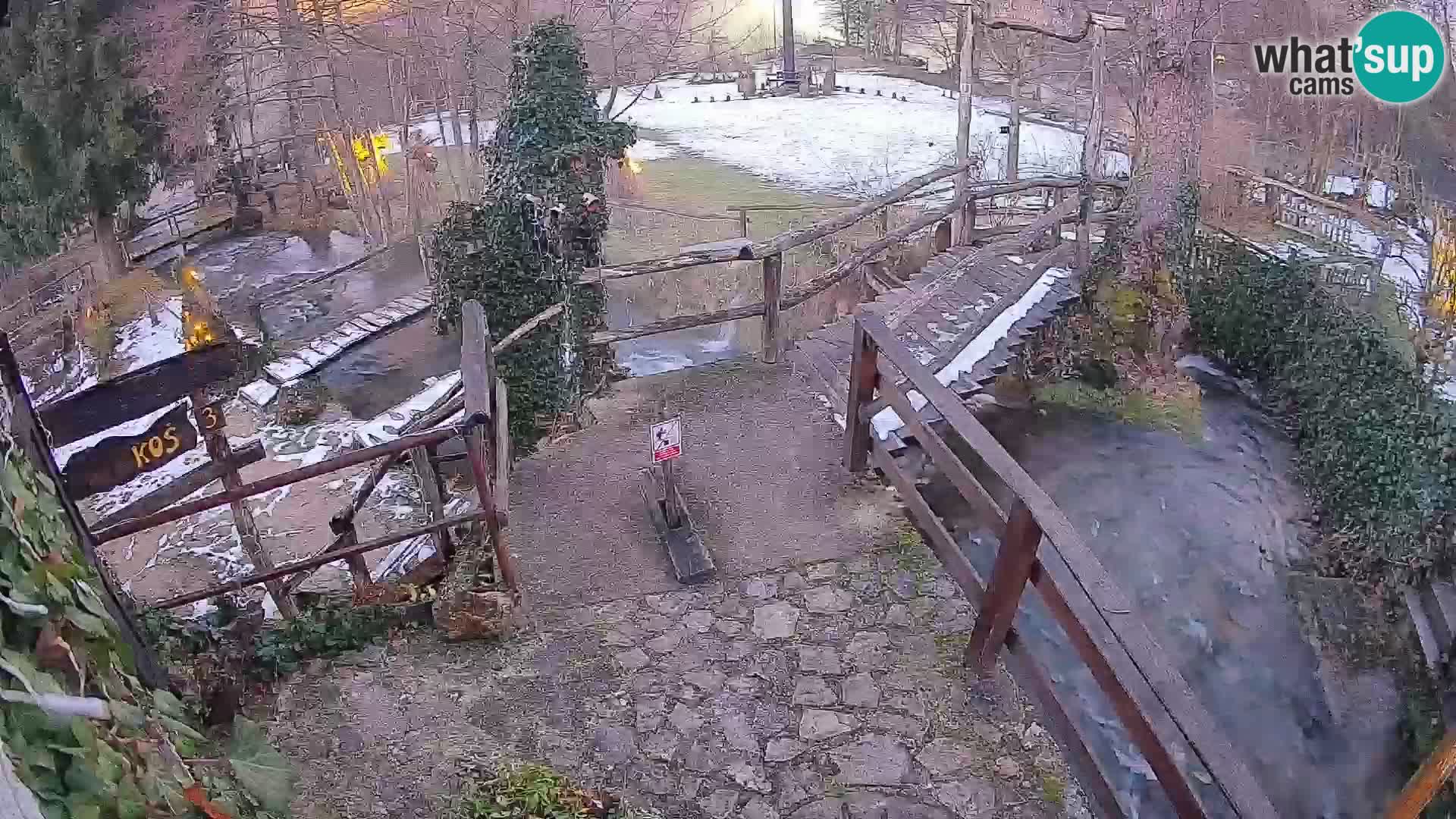 Seen auf dem Fluss Slunjčica in Rastoke