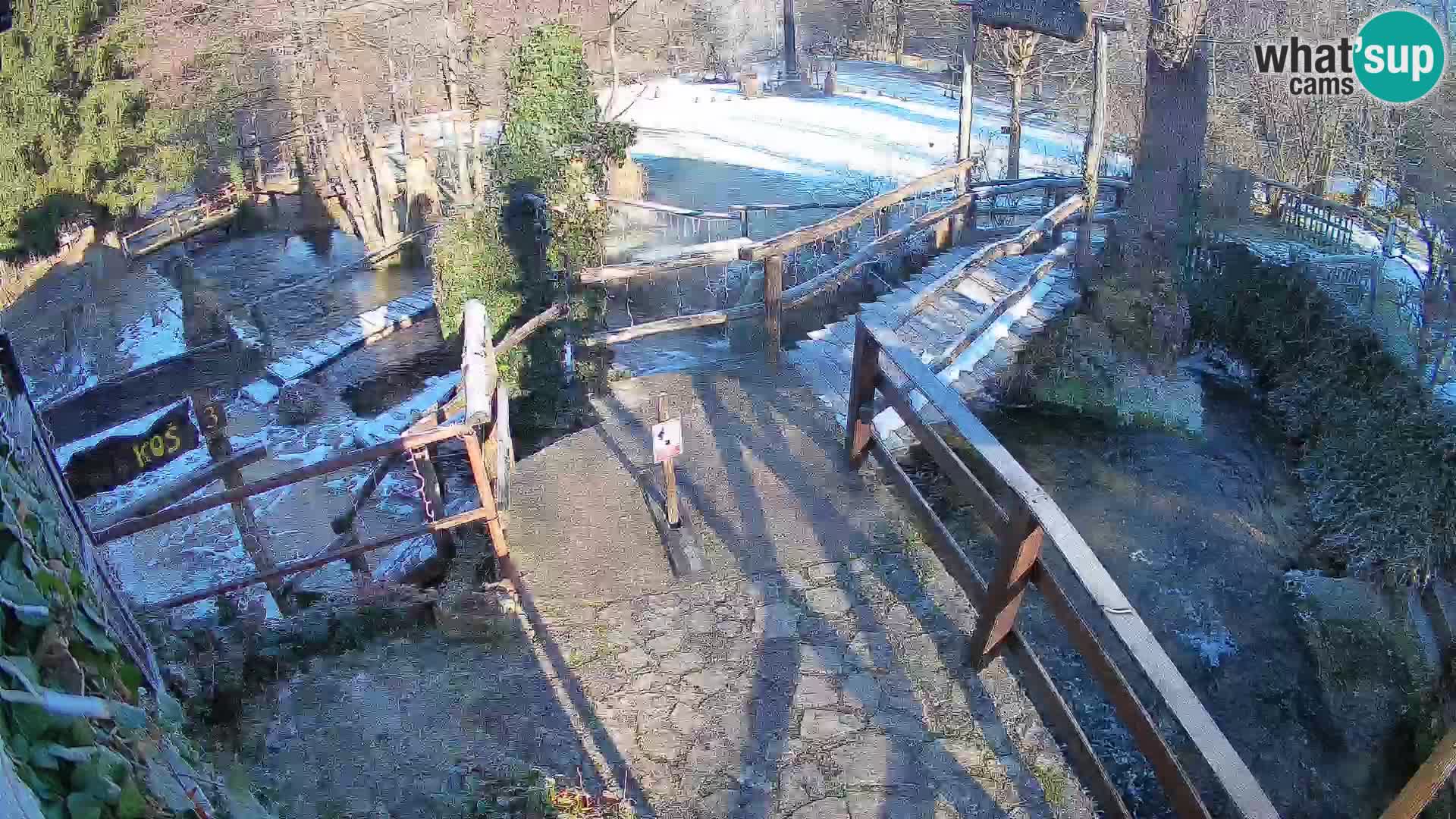 lagos en el río Slunjčica en Rastoke