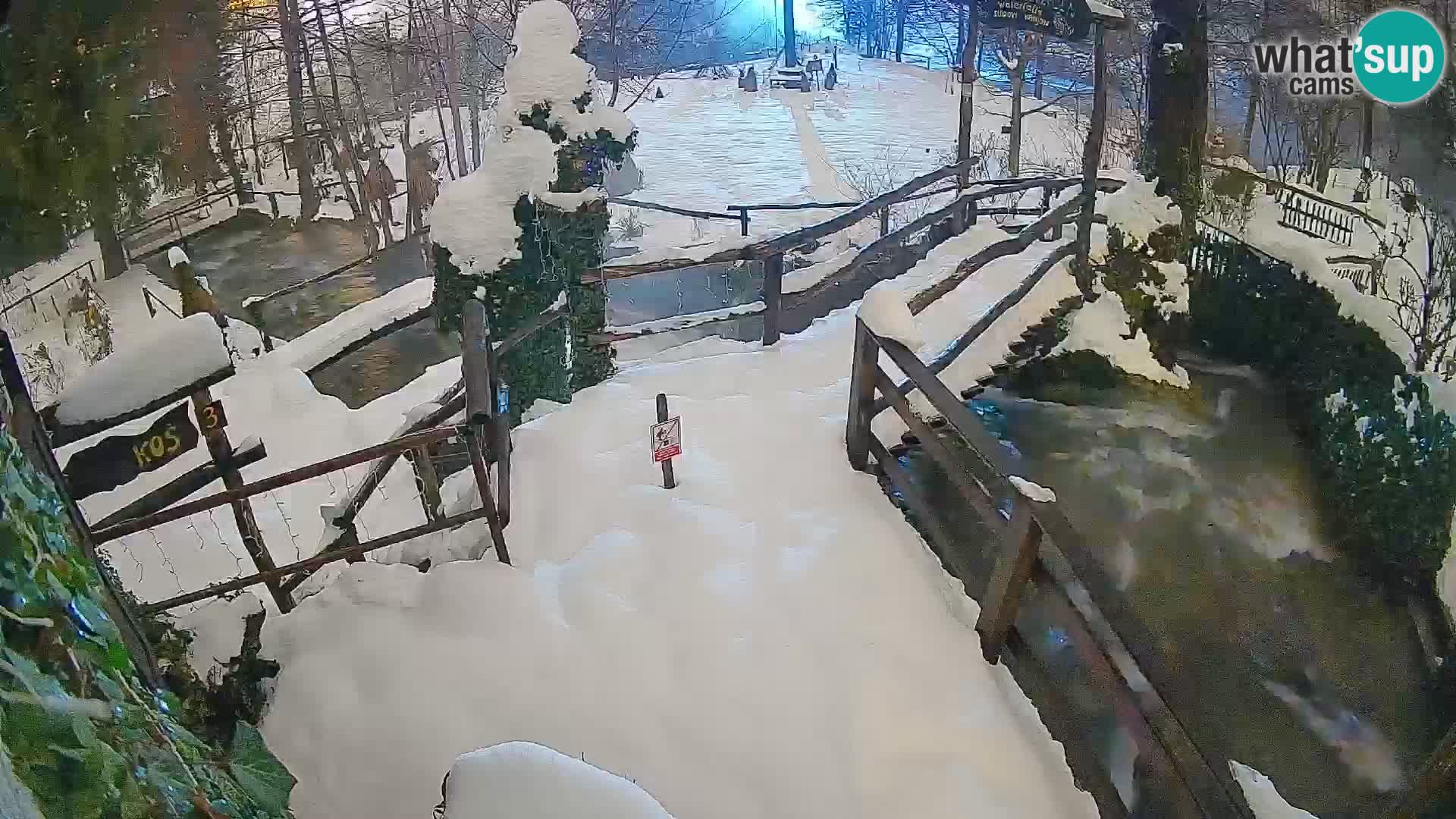 Seen auf dem Fluss Slunjčica in Rastoke