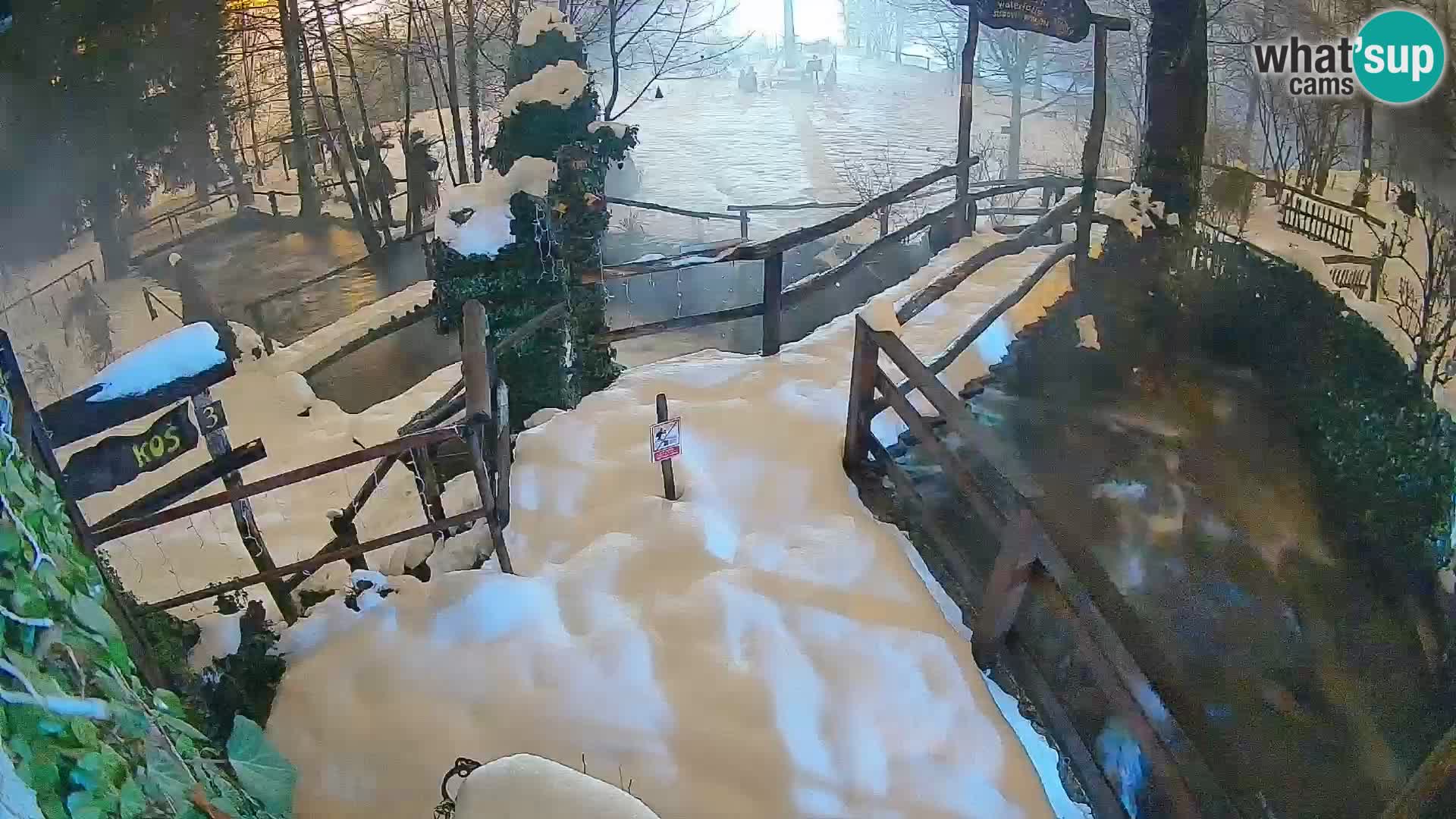 Seen auf dem Fluss Slunjčica in Rastoke