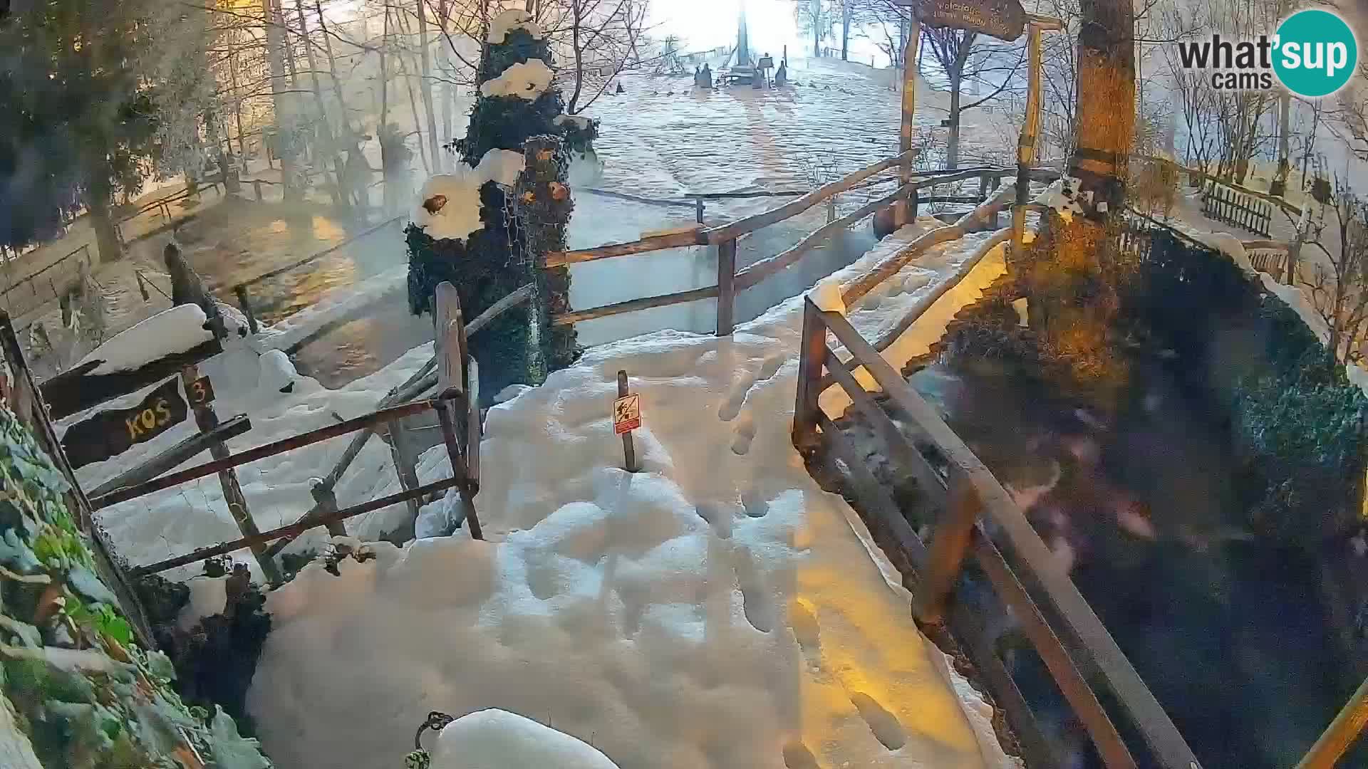 lagos en el río Slunjčica en Rastoke