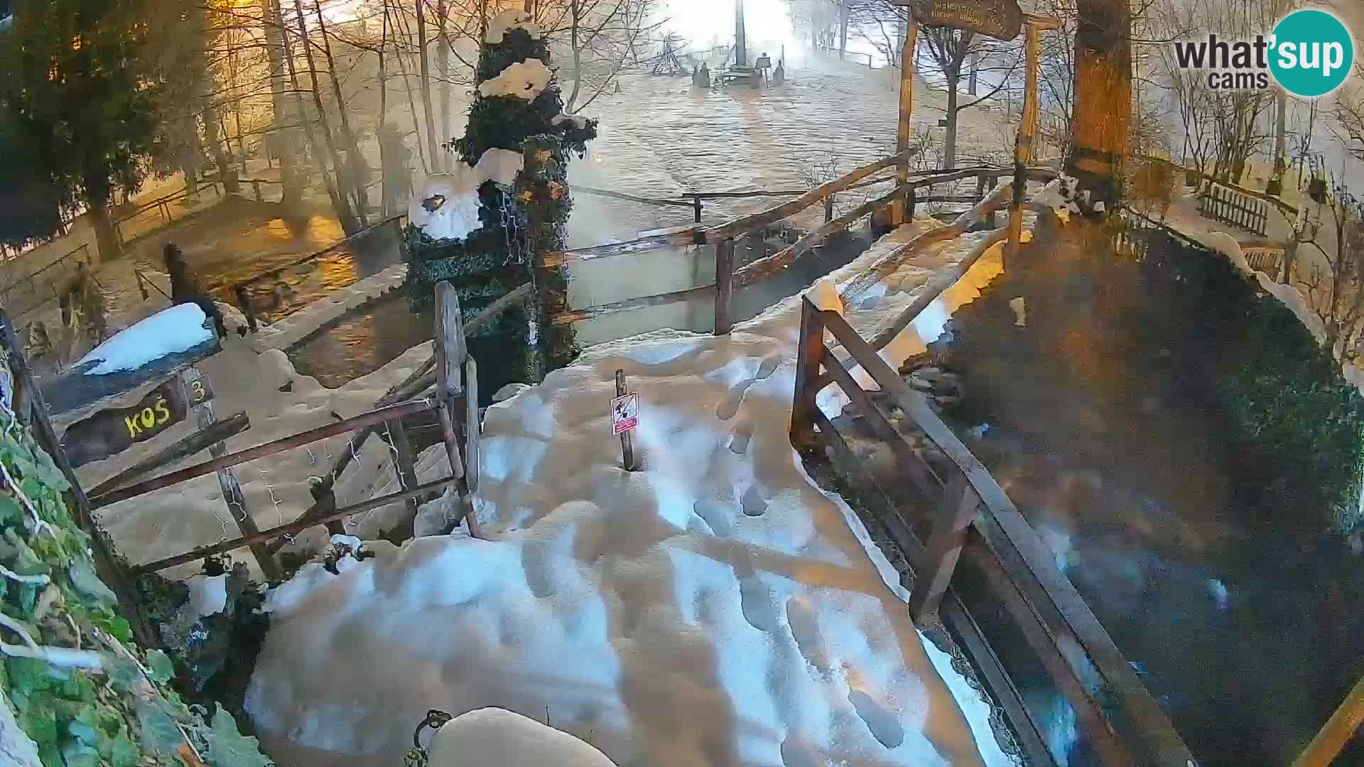 Seen auf dem Fluss Slunjčica in Rastoke