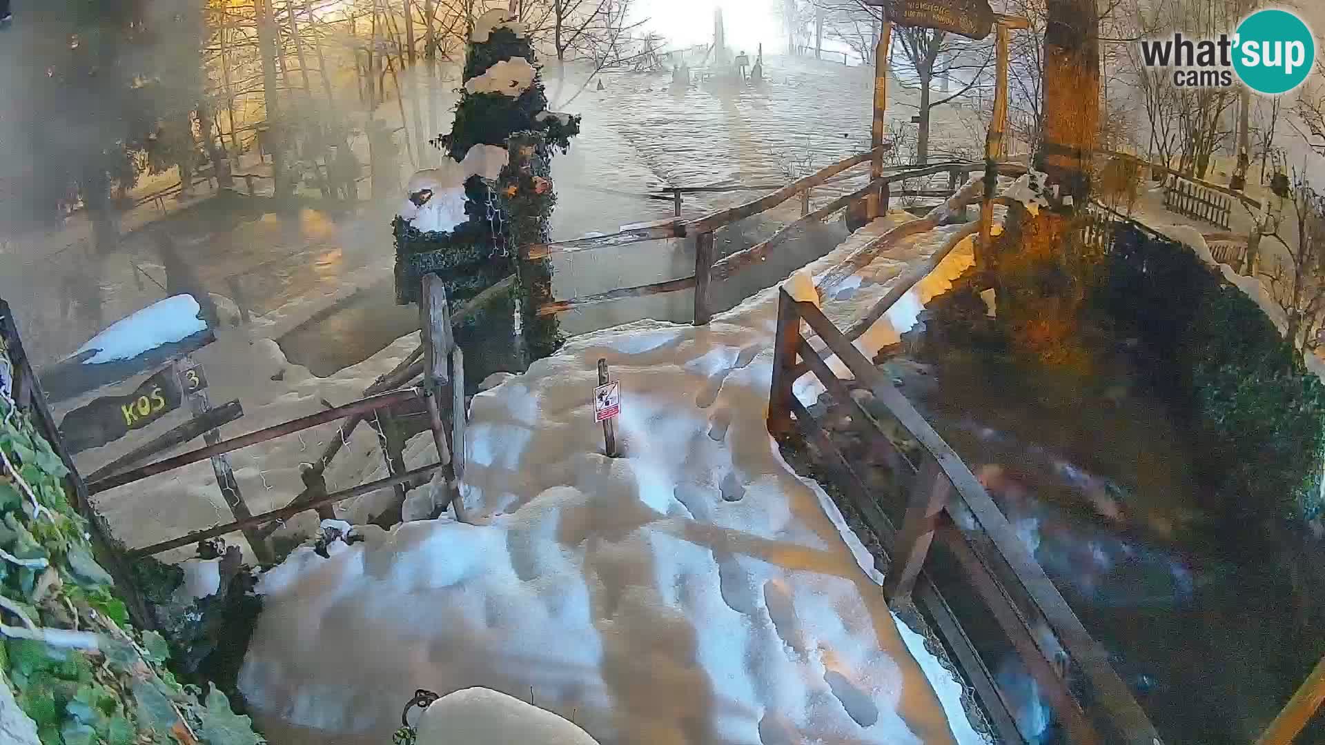 Jezera na reki Slunjčica v Rastokah