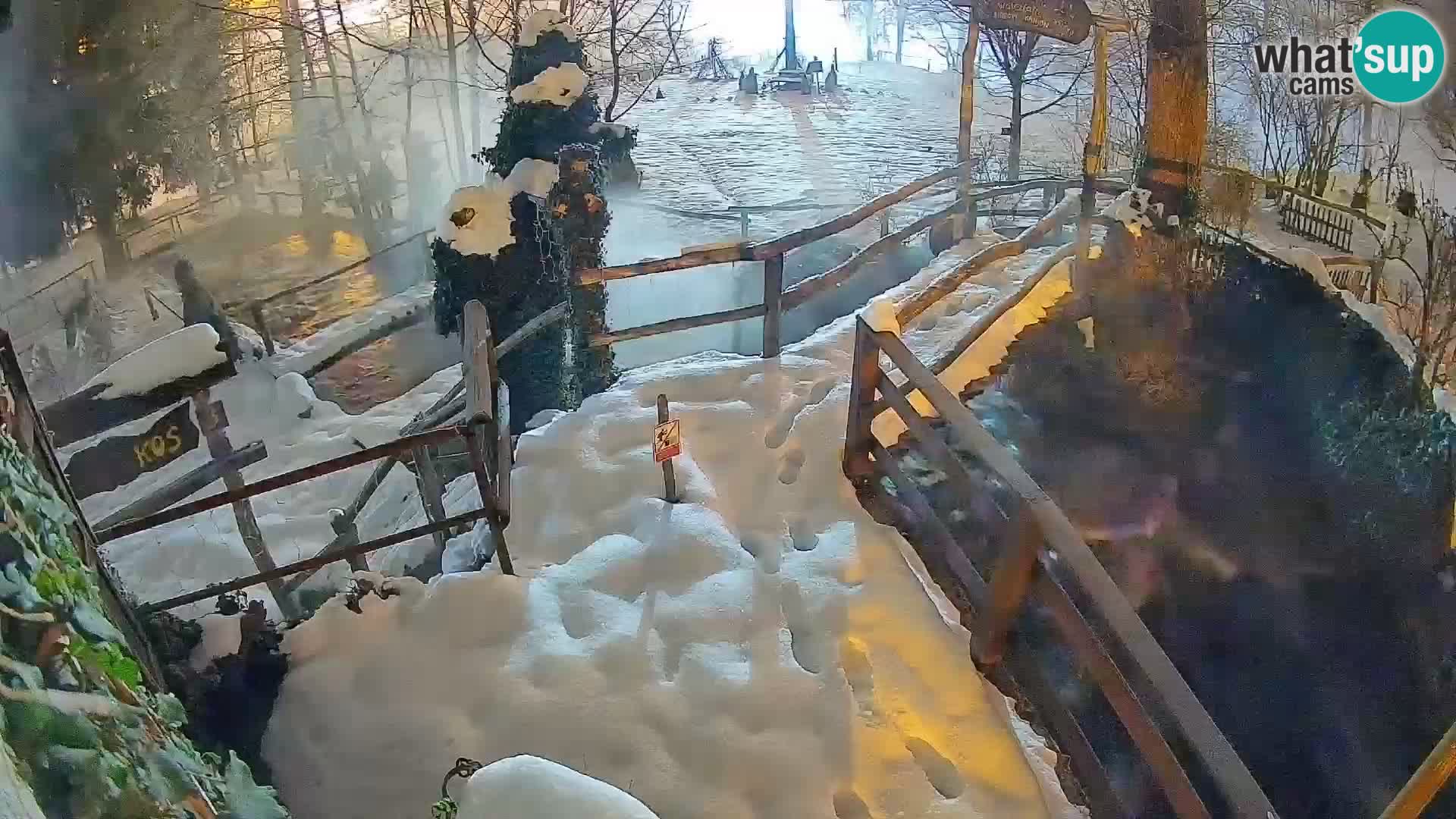 Seen auf dem Fluss Slunjčica in Rastoke