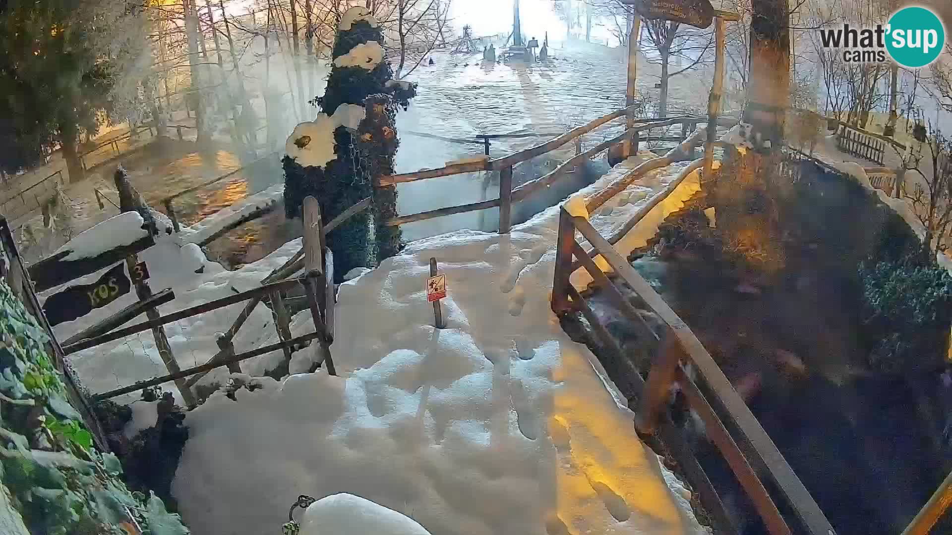 lagos en el río Slunjčica en Rastoke