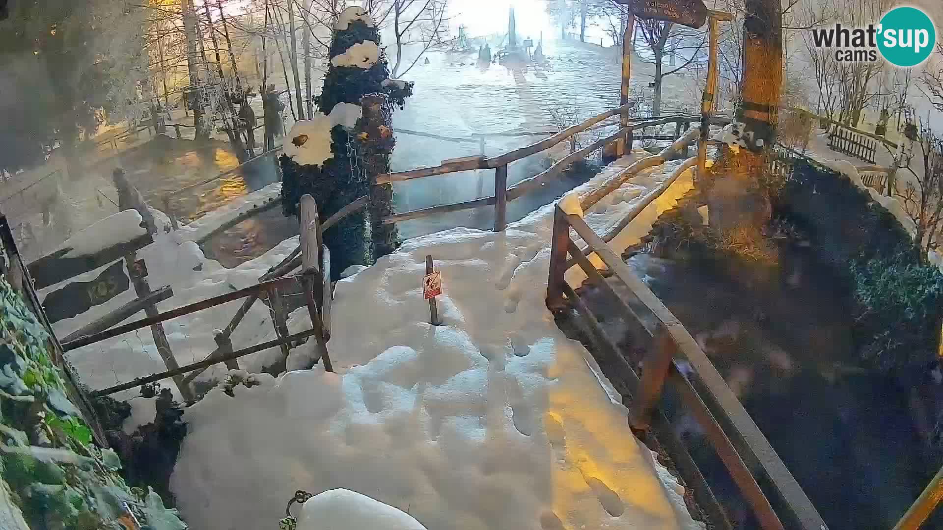 lagos en el río Slunjčica en Rastoke