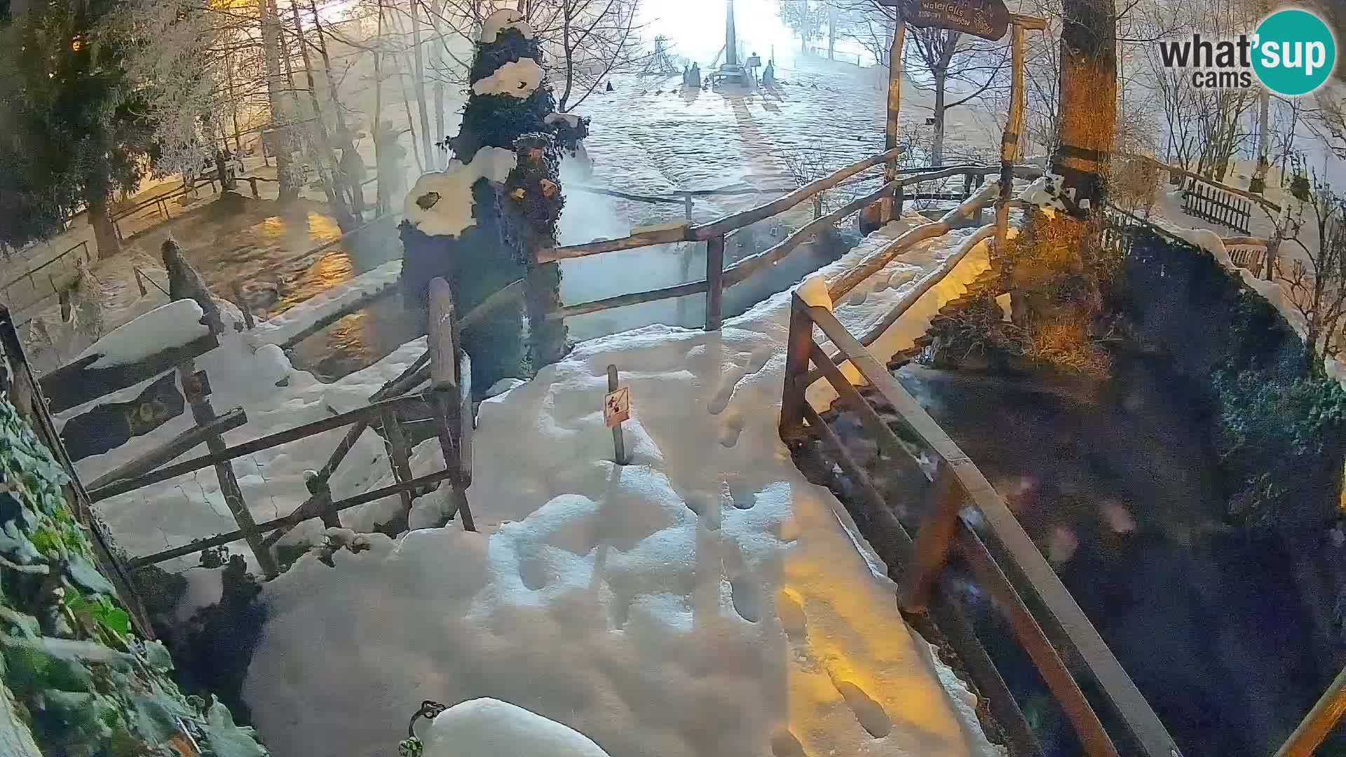 lagos en el río Slunjčica en Rastoke