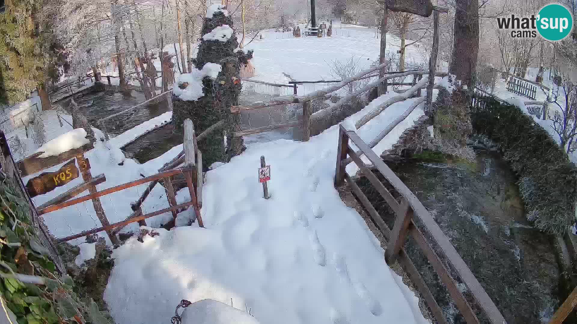 Seen auf dem Fluss Slunjčica in Rastoke