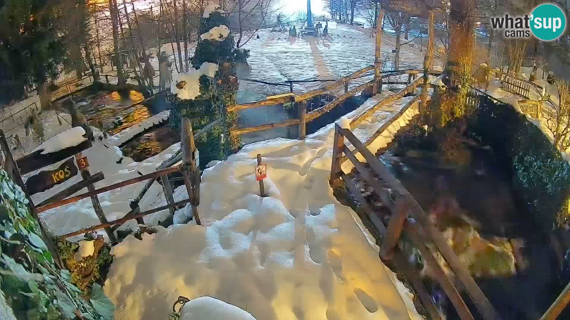 lagos en el río Slunjčica en Rastoke