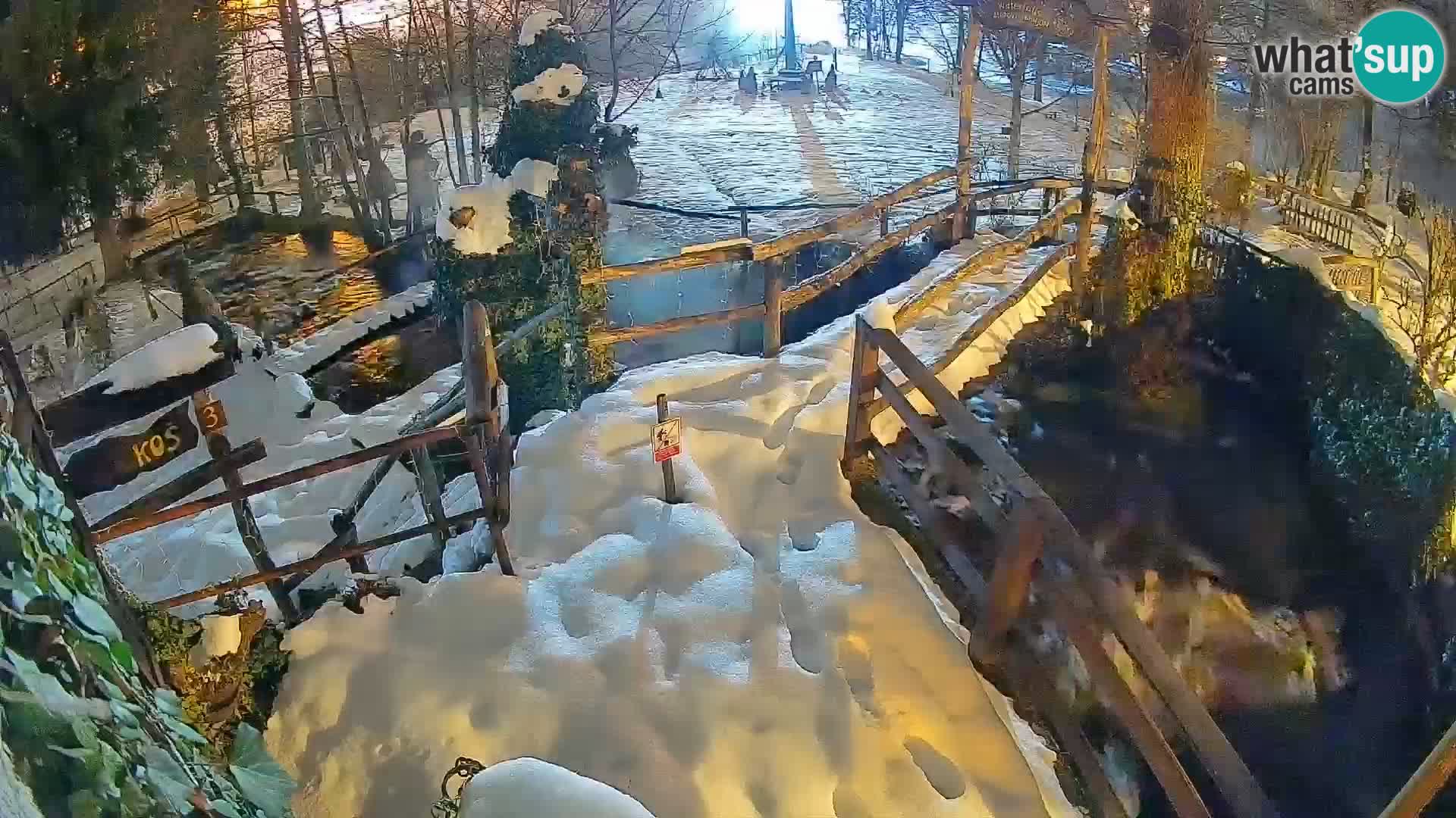 lagos en el río Slunjčica en Rastoke