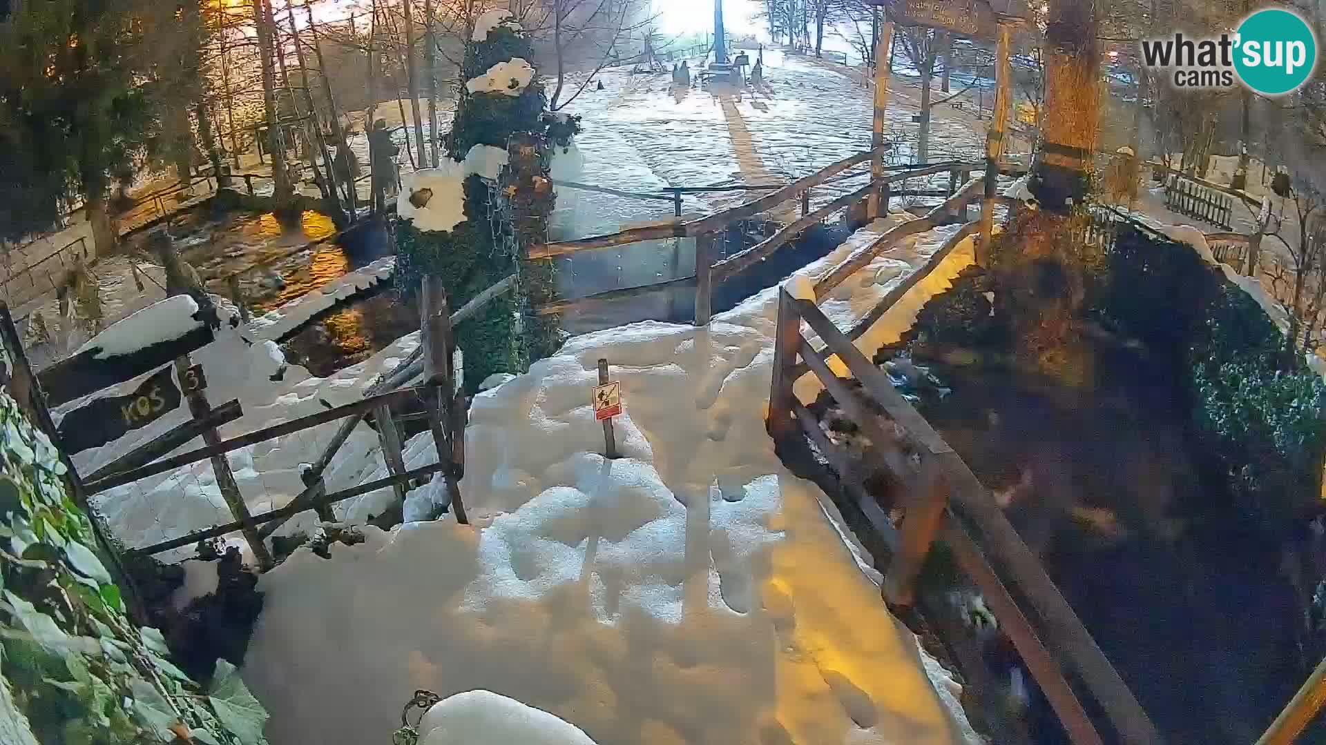 Jezera na reki Slunjčica v Rastokah