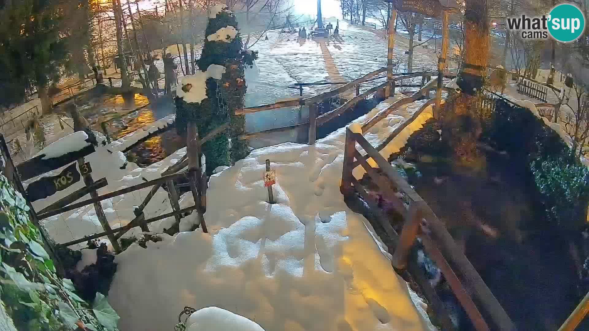 Seen auf dem Fluss Slunjčica in Rastoke