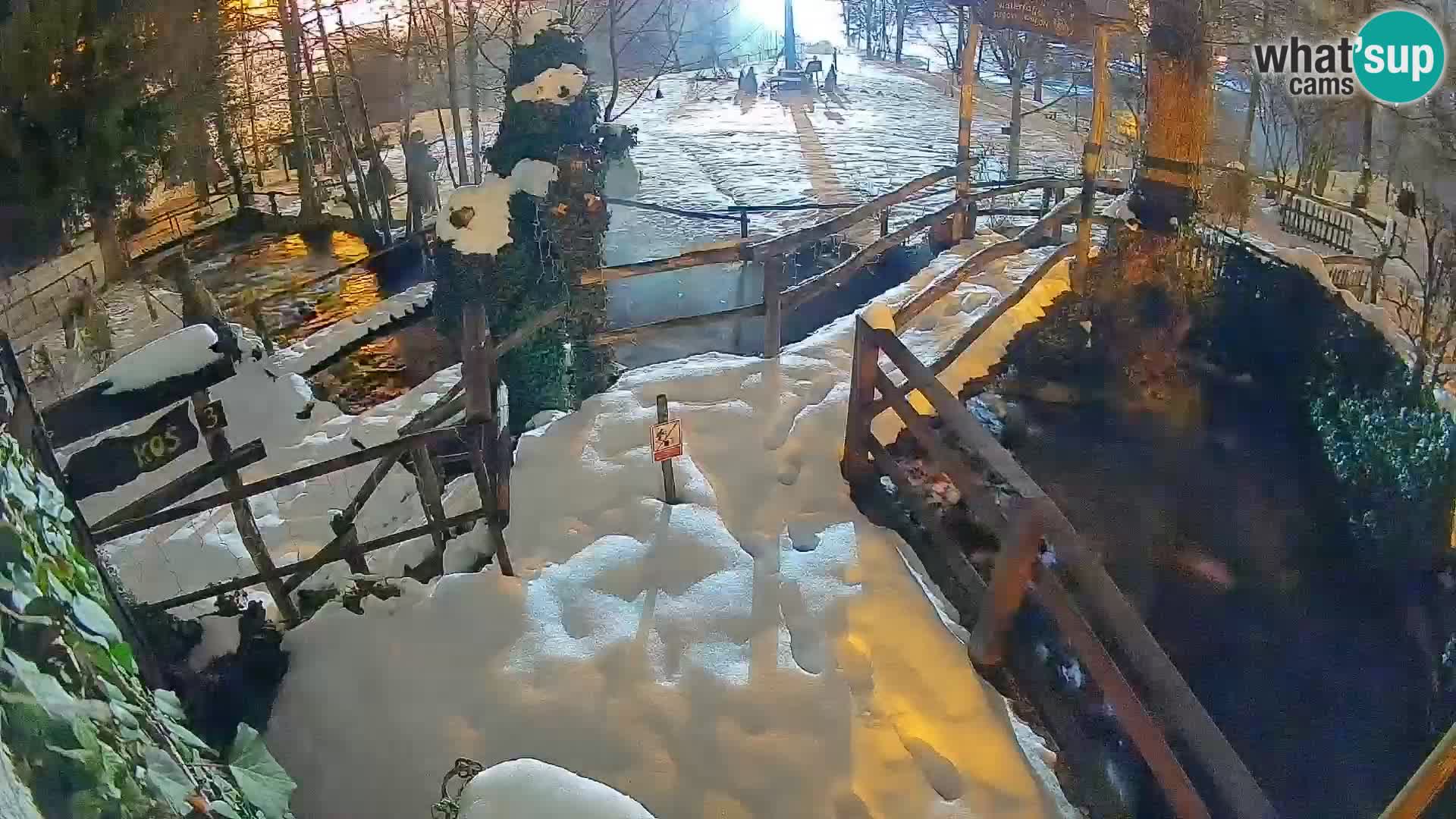 Jezera na reki Slunjčica v Rastokah