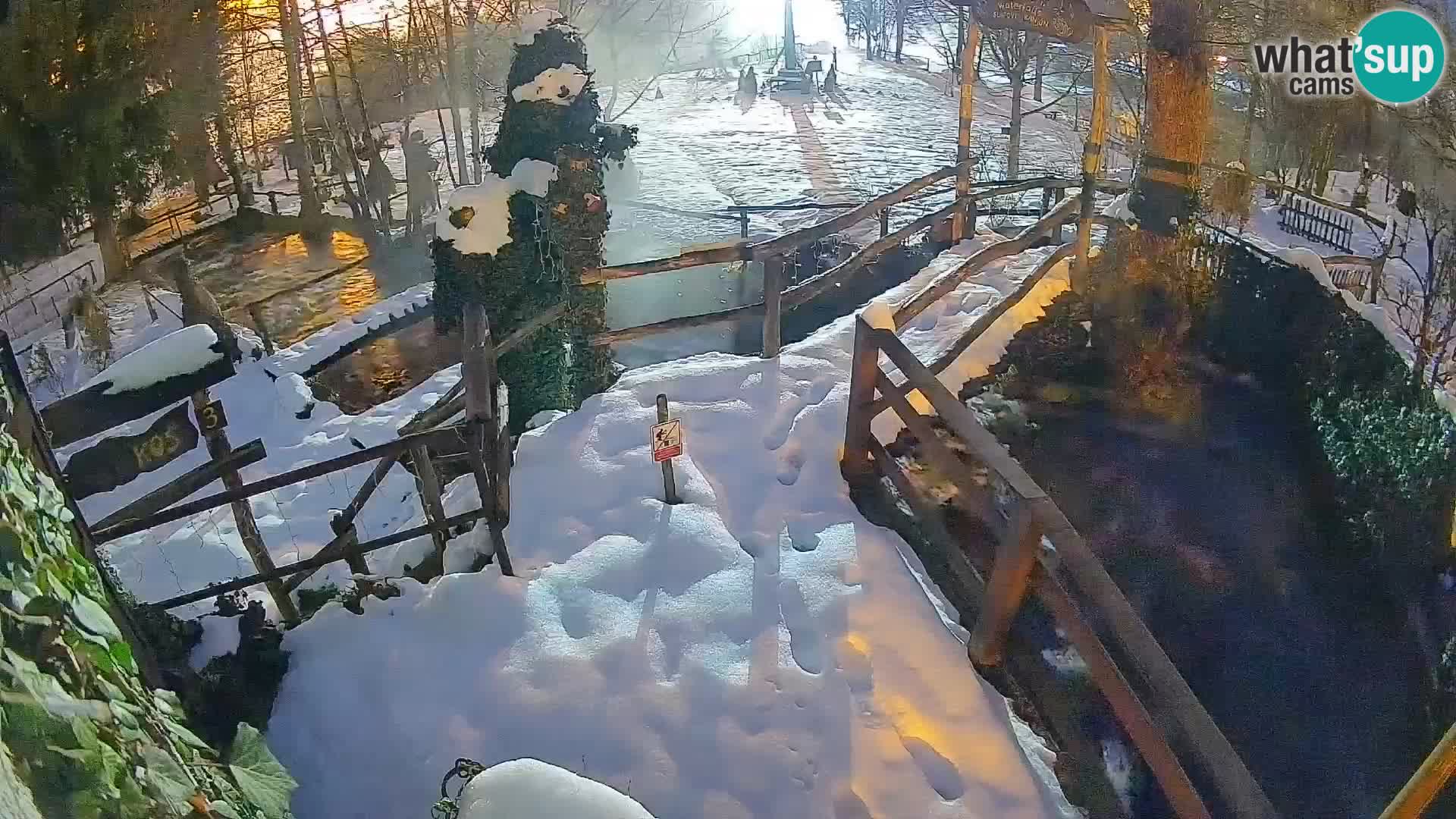 Jezera na reki Slunjčica v Rastokah