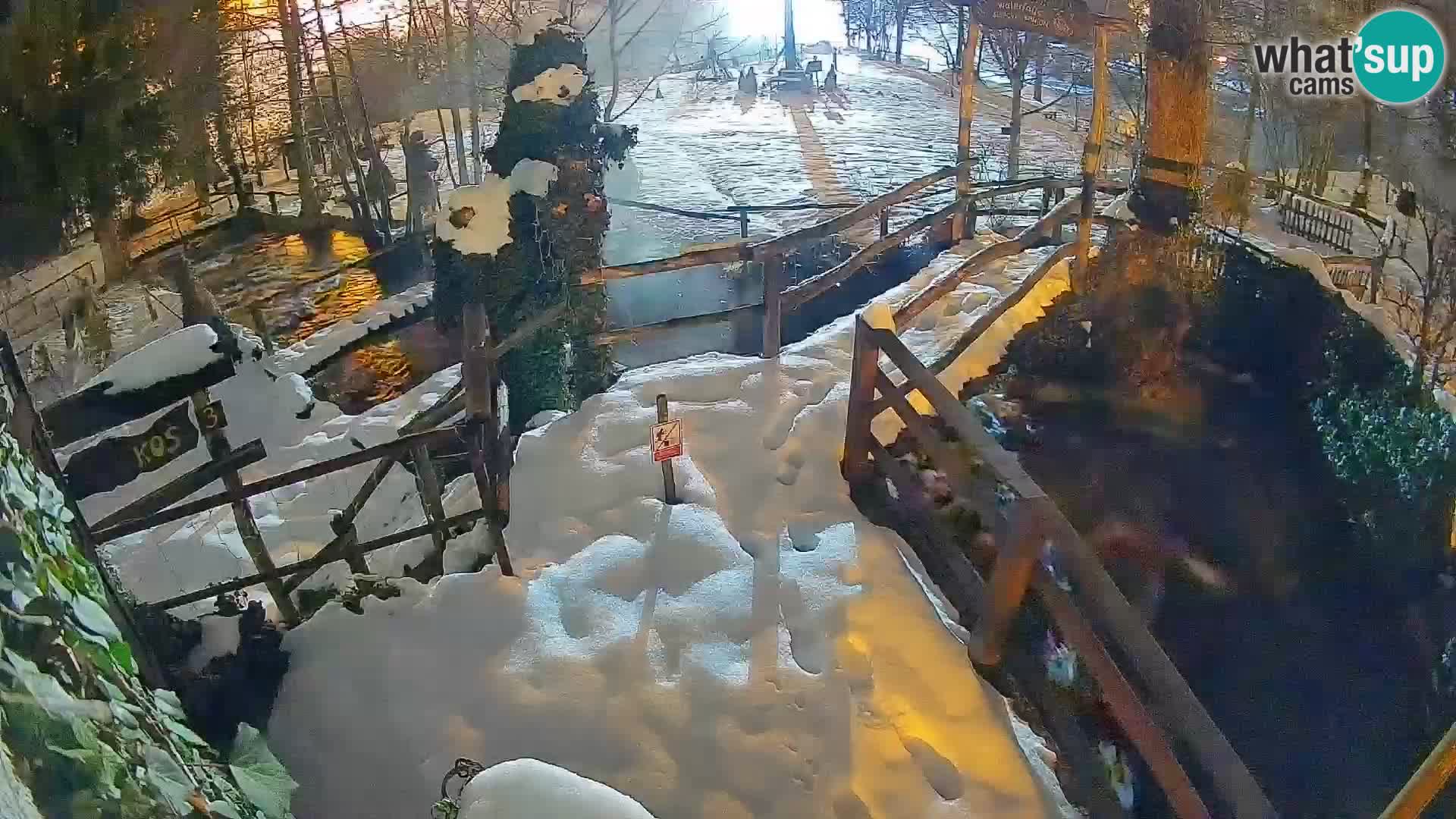 lagos en el río Slunjčica en Rastoke